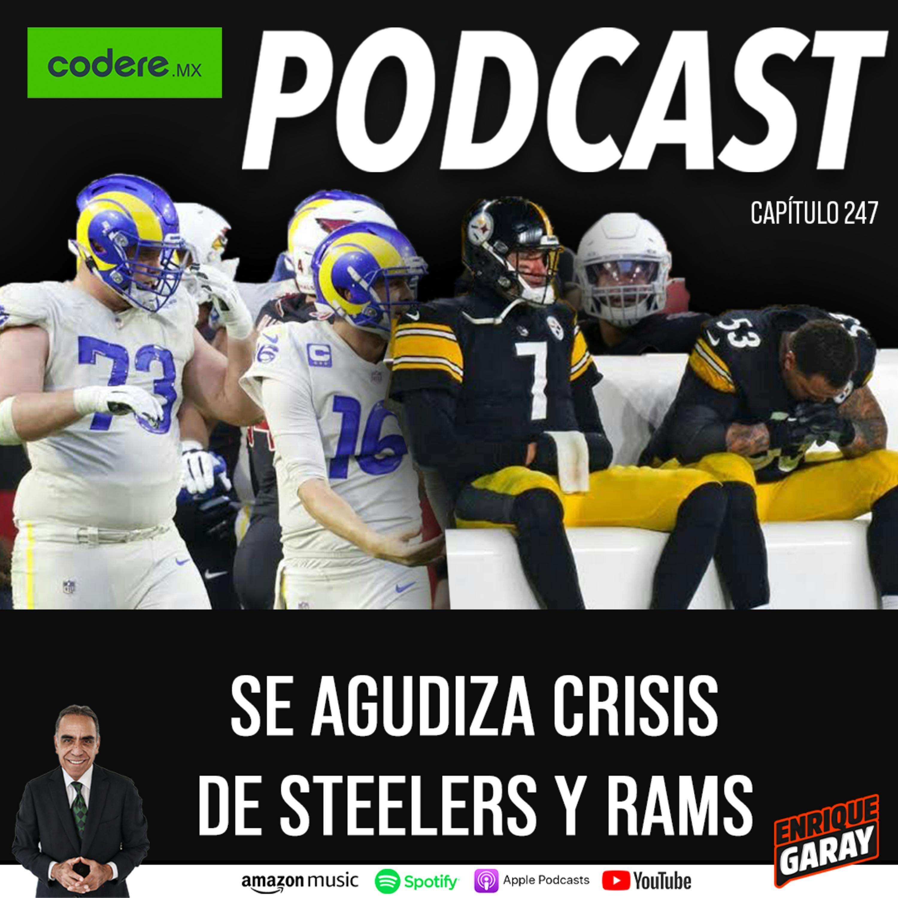 Se Agudiza Crisis de Steelers y Rams