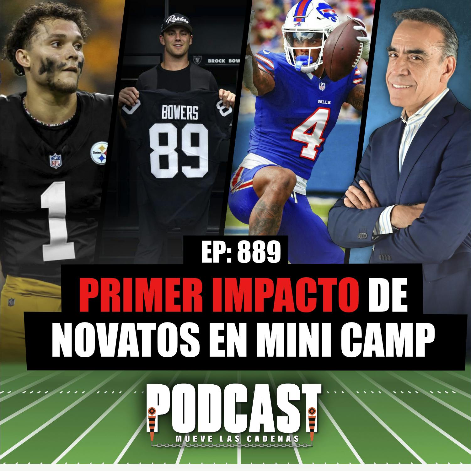BoNix, Keon Coleman, Troy Fautanu y Roman Wilson, Debutan en el #MiniCamp