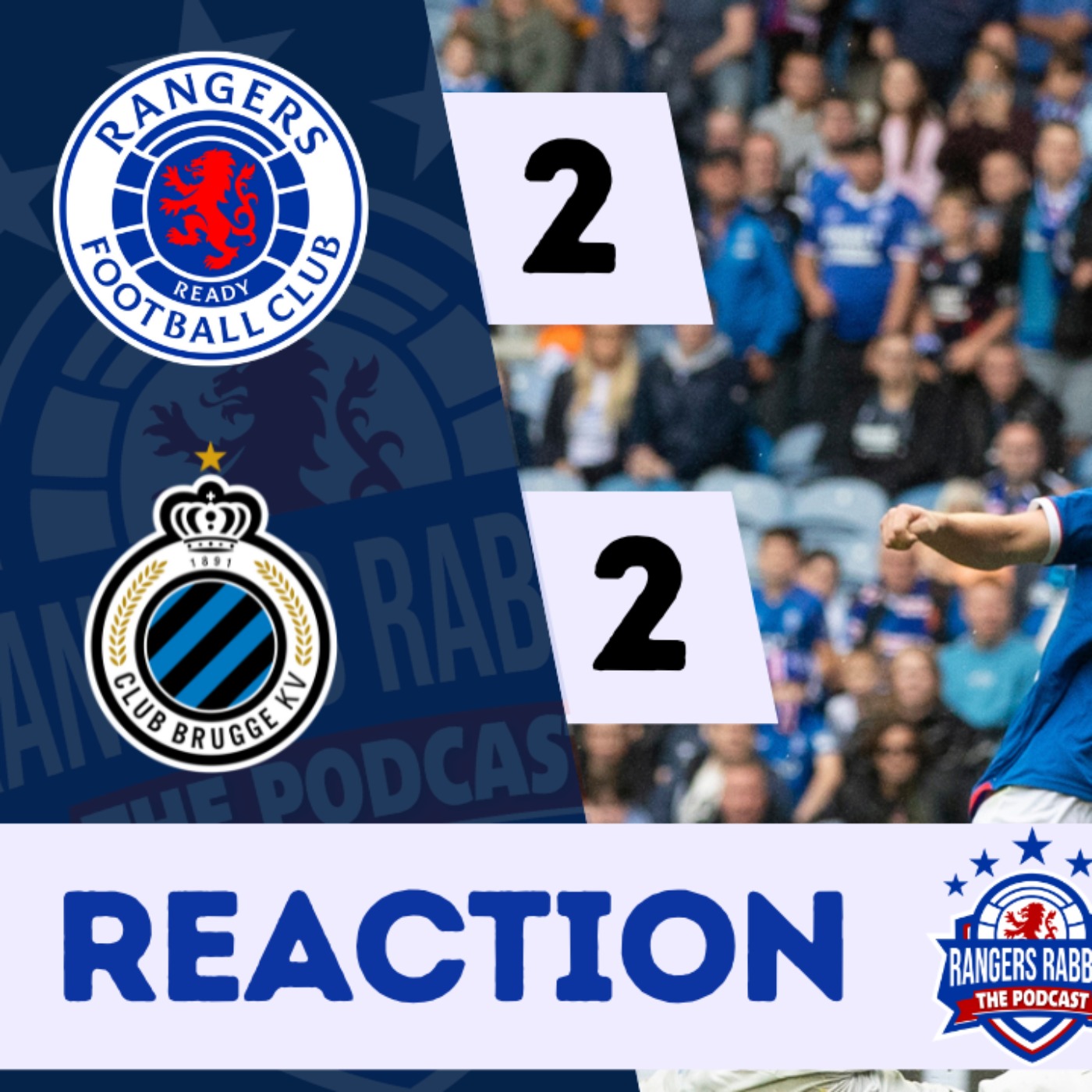 Rangers 2-2 Club Brugge | Curtis salvages a draw for Rangers episode artwork
