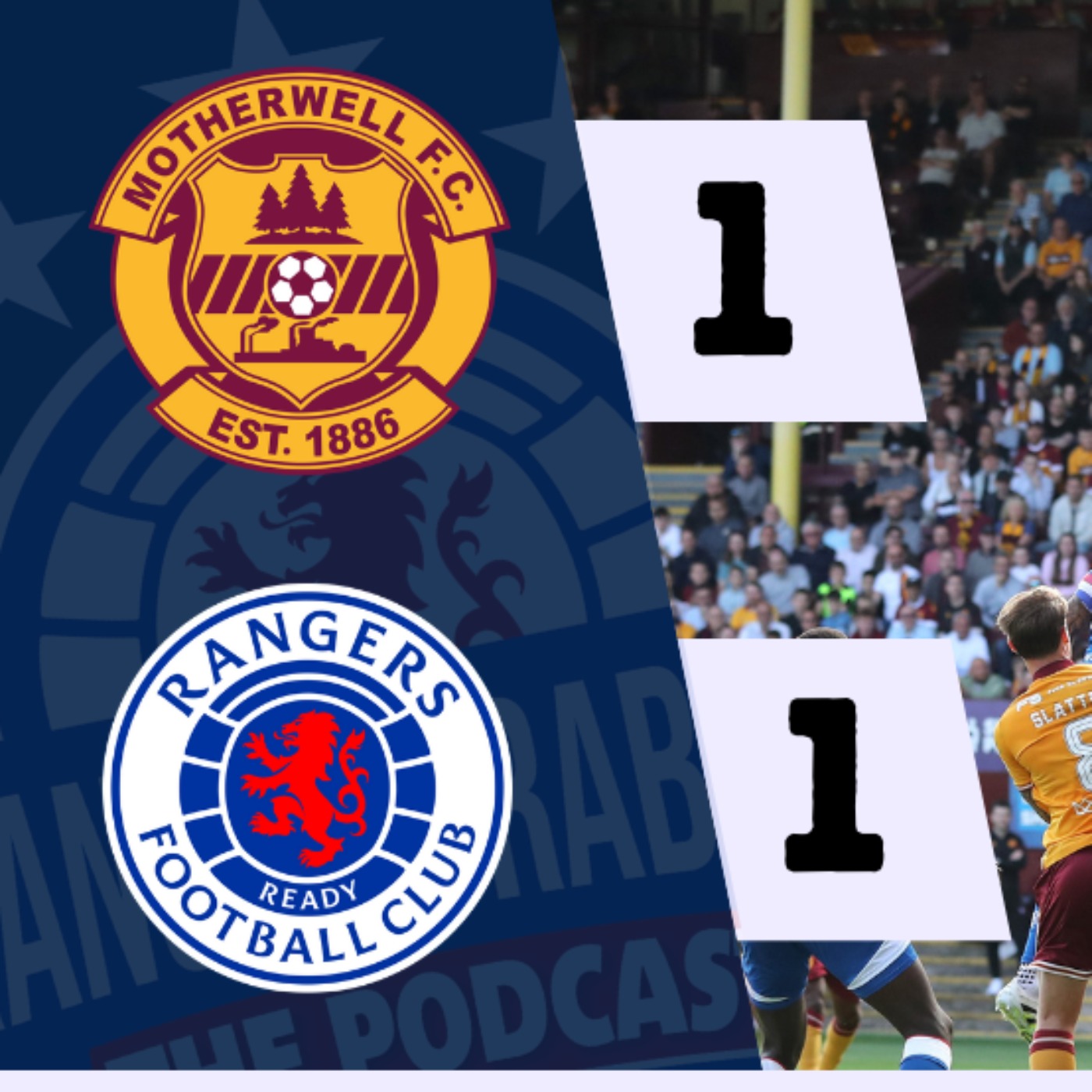 Dropped points on Day 1 AGAIN || Motherwell 1-1 Rangers || Reaction episode artwork