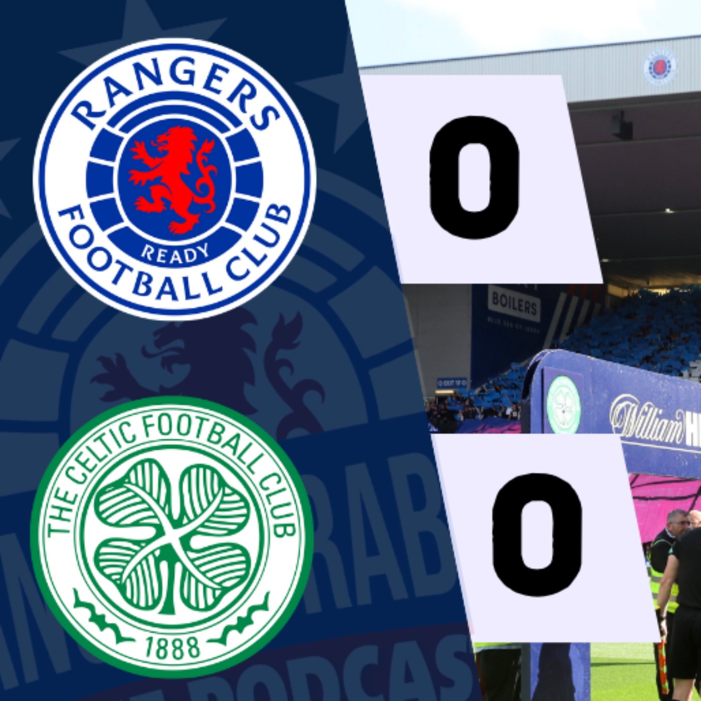Rangers fail to register a shot on target in bore Old Firm draw episode artwork