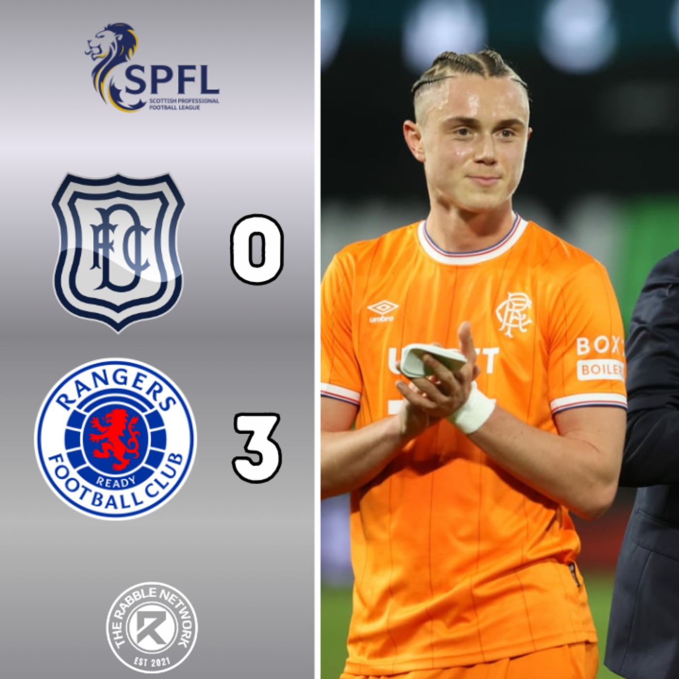Dundee 0-3 Rangers - Comfortable win in Dundee for Rohl's Rangers