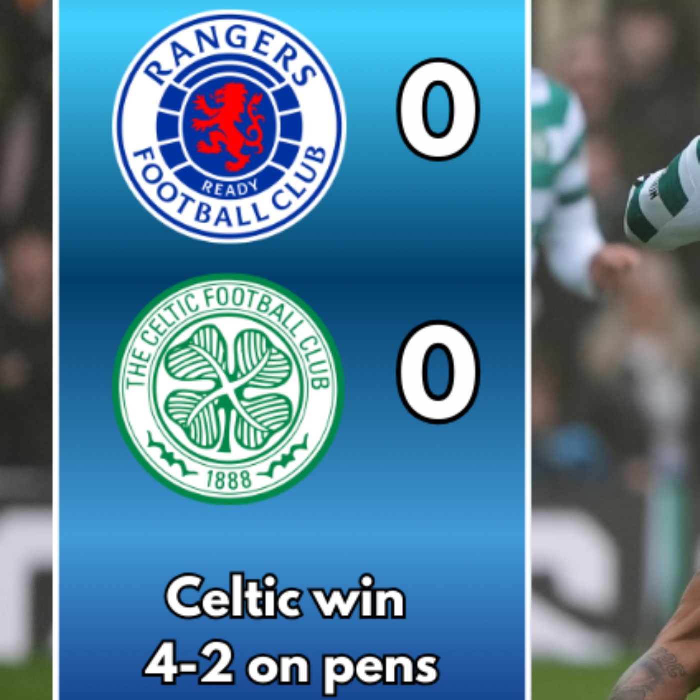 SEASON OVER: Rangers 0-0 Celtic (Celtic win 4-2 on pens) episode artwork