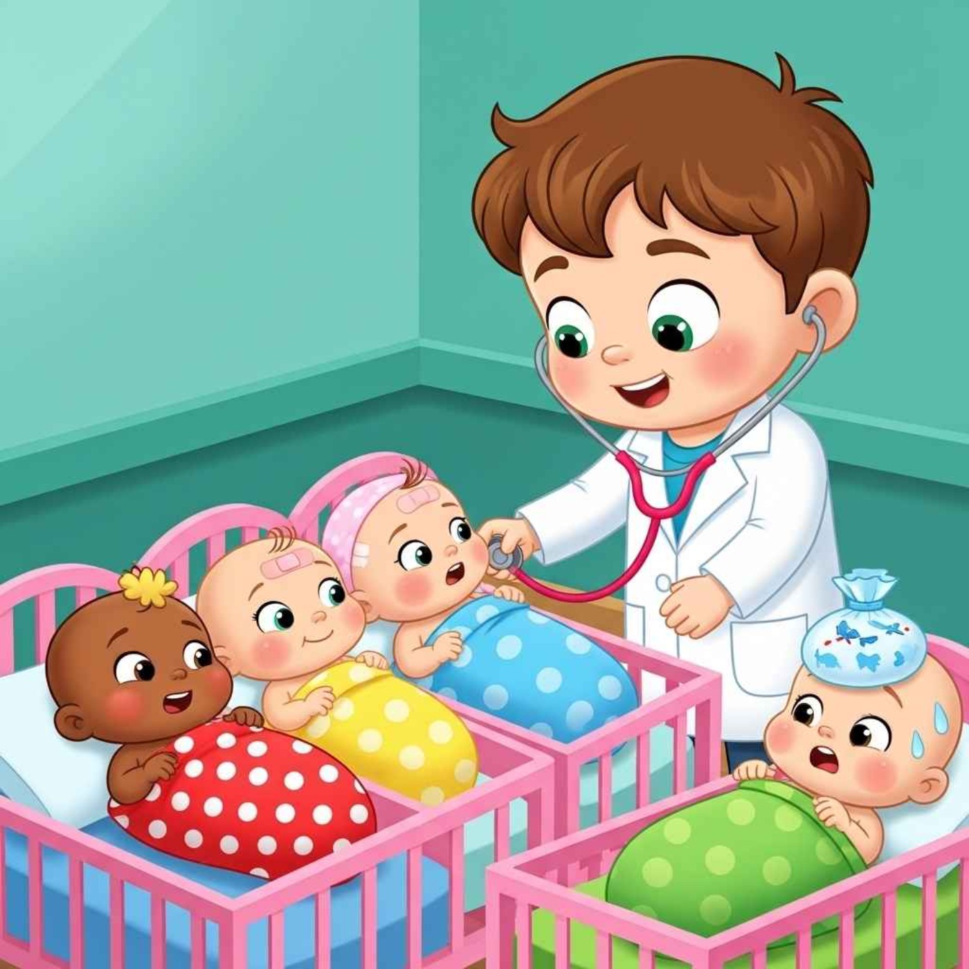 Ten Little Babies Boo Boo | NEW KIDS SONG | New fun educational song OUT NOW episode artwork
