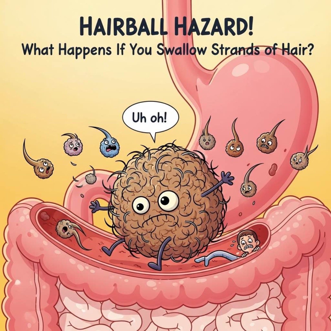 Hairball Hazard! What Happens If You Swallow Strands of Hair? | Baalon ka Gola? Agar Baal Nigal Lo To Kya Hoga? episode artwork