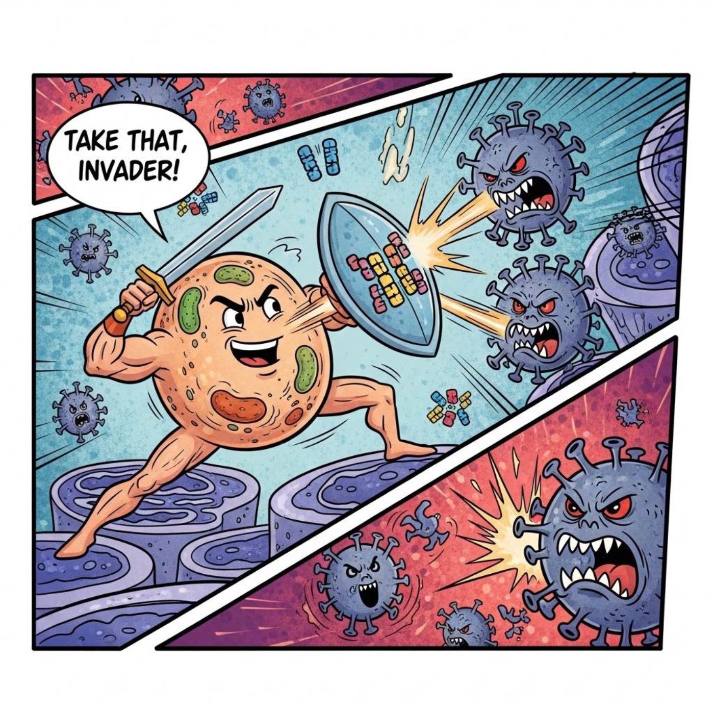 Who Wins: Cell or Virus?  | Virus Hamla! Kya Cell Apna Bachaao Kar Payega?" episode artwork