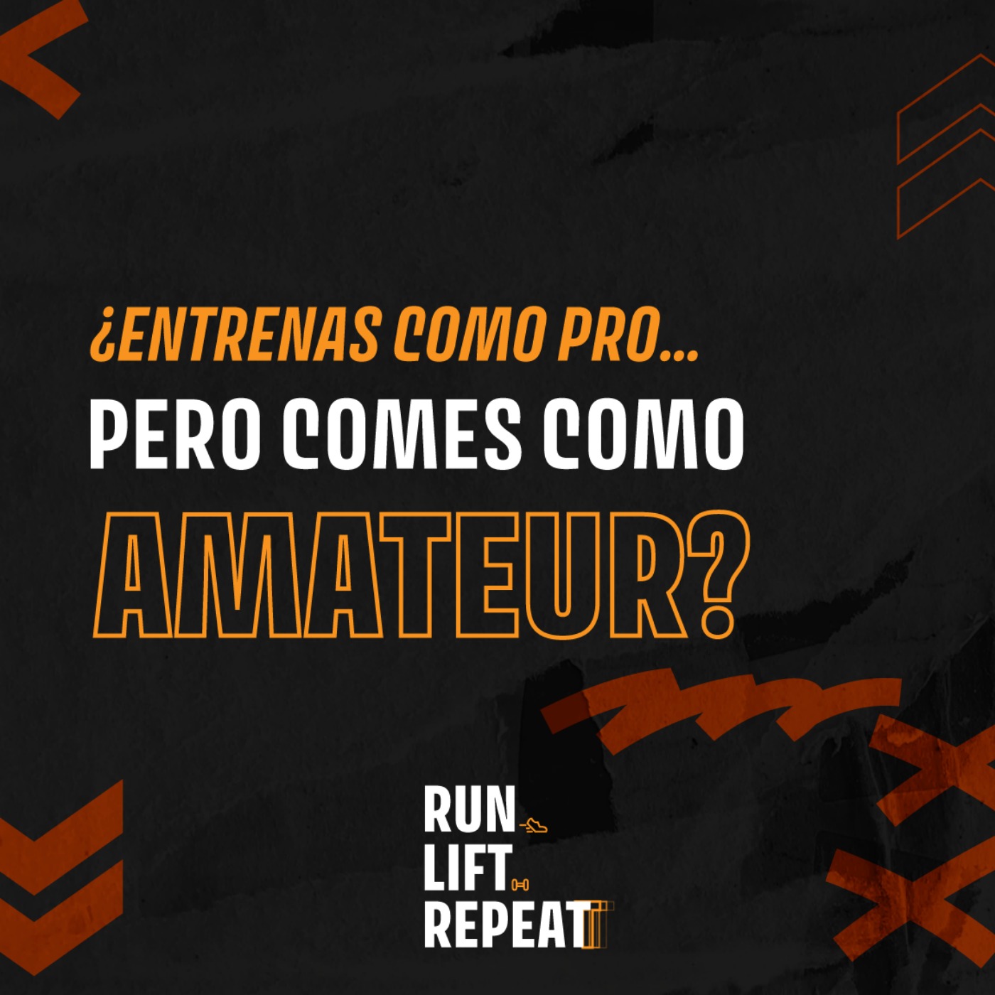 ¿Entrenas como pro… pero comes como amateur?