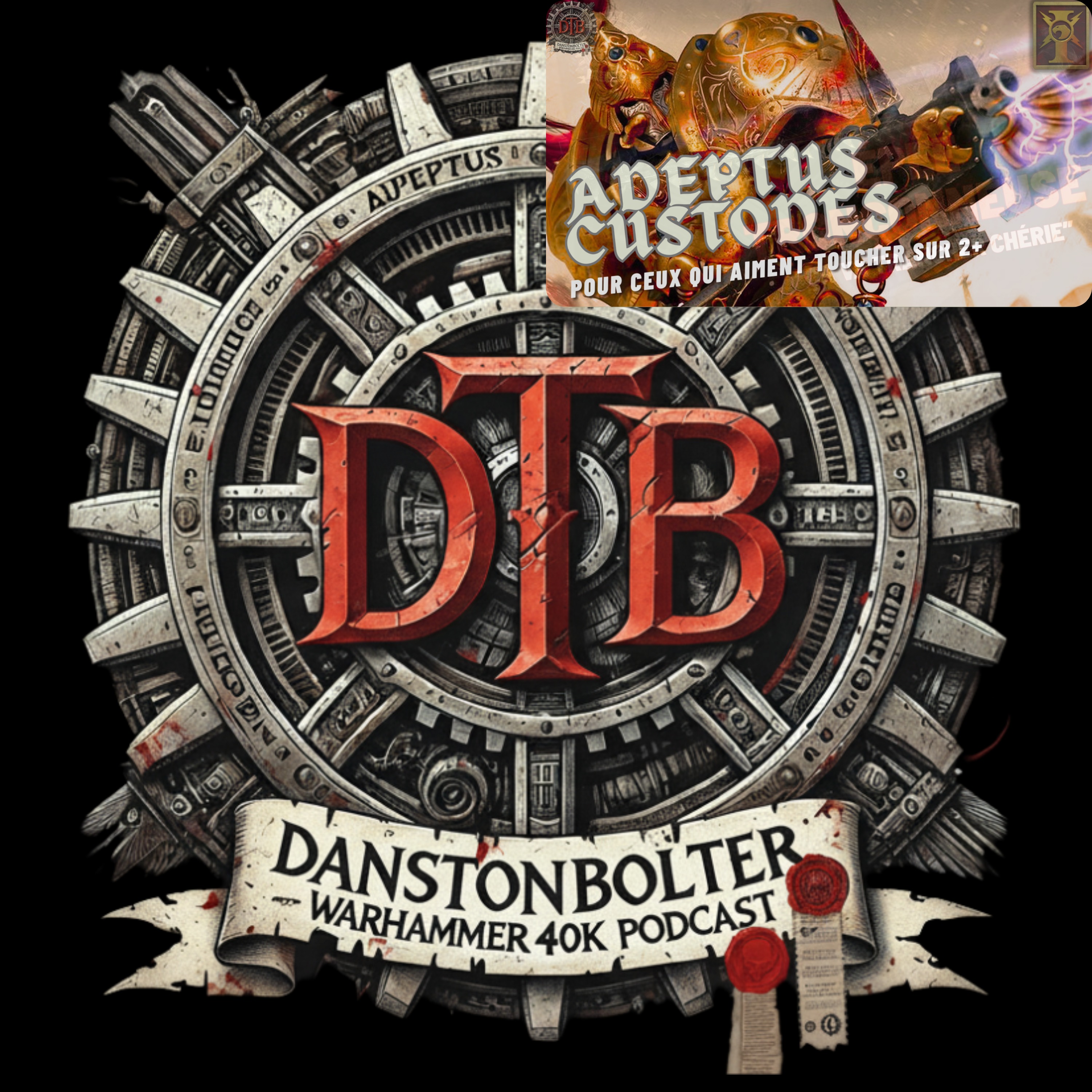S1E12 - Adeptus Custodes - C'est pas les derniers des blaireaux - Warhammer 40k Lore episode artwork