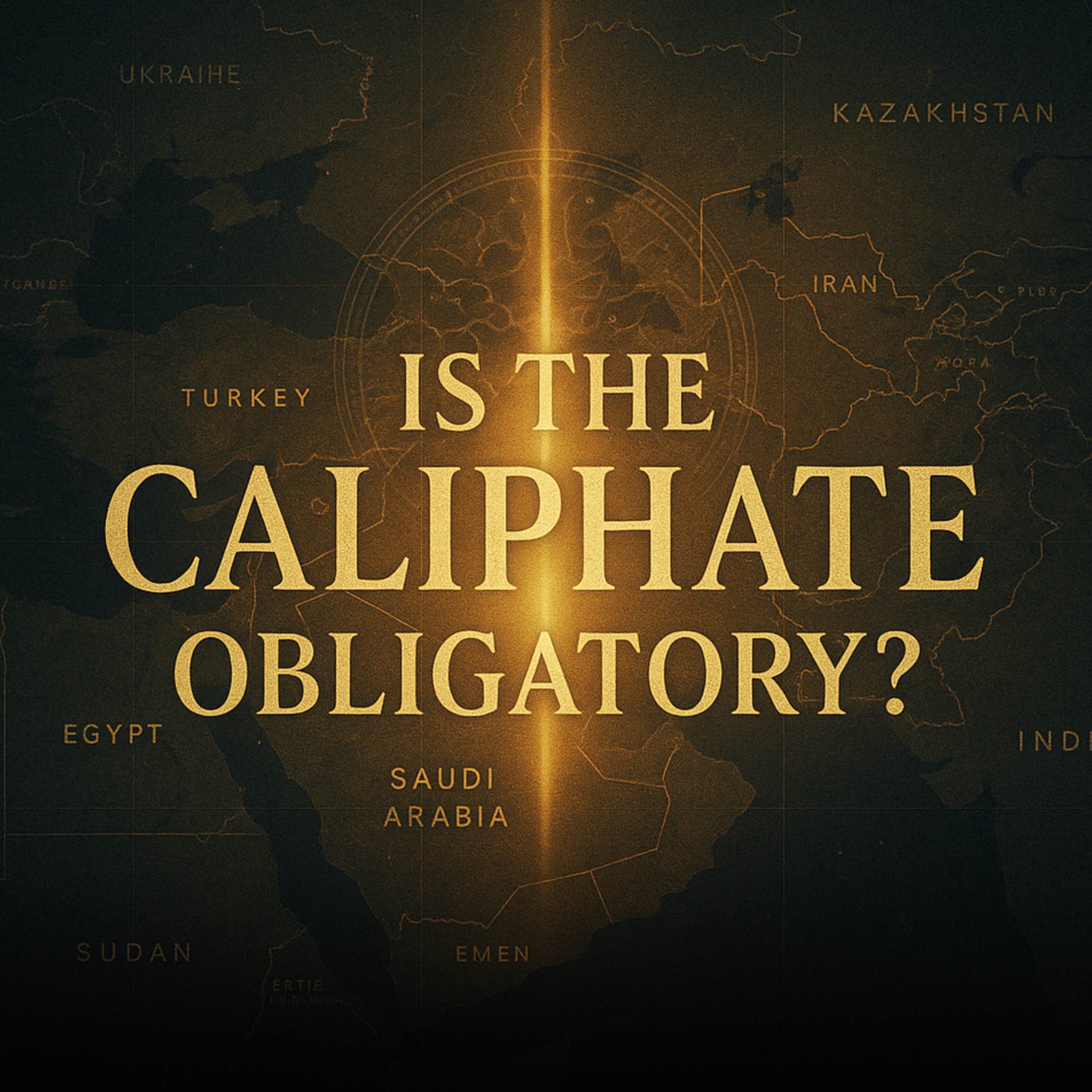 Is It Mandatory To Re-establish A Caliphate | Yasir Qadhi