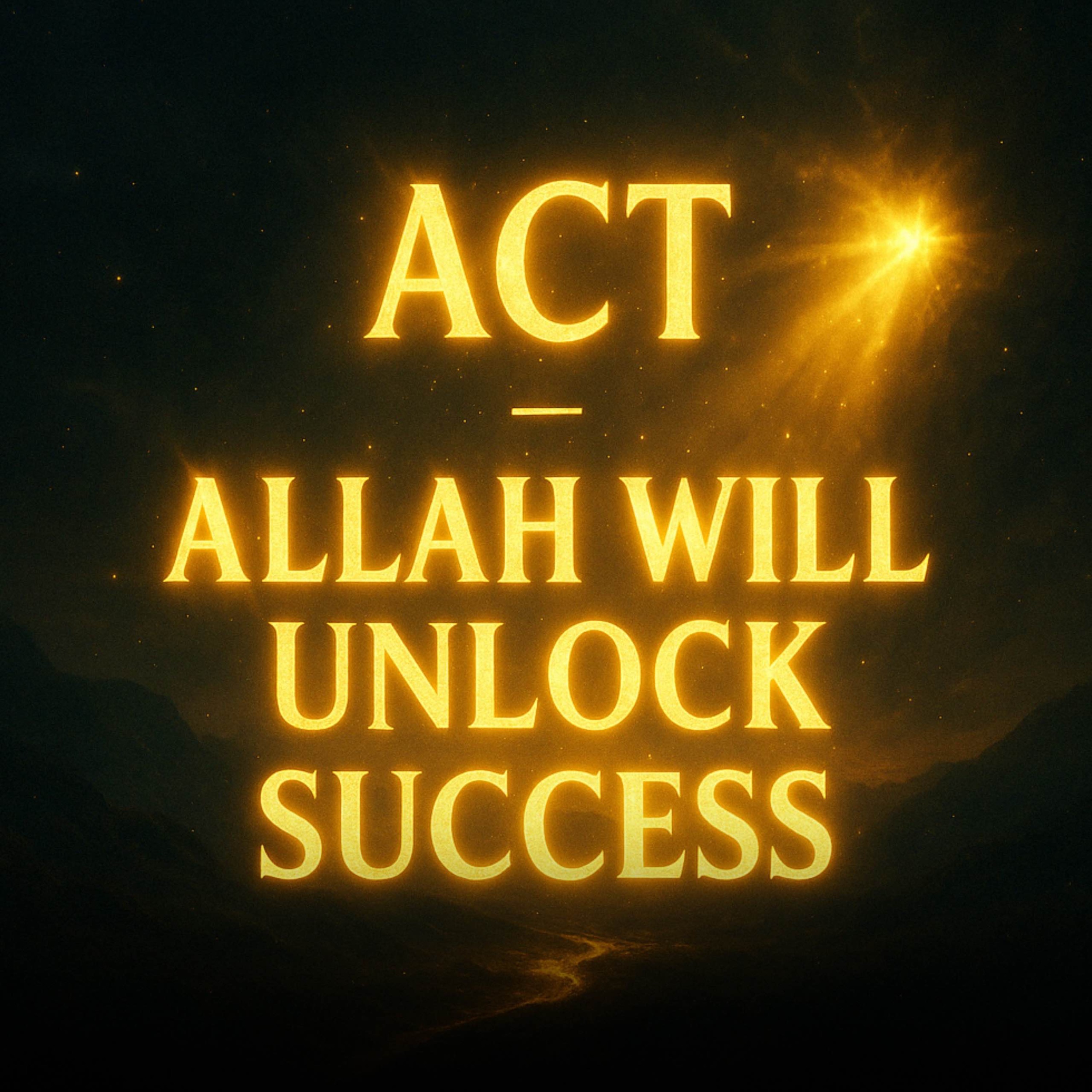 Lecture - Act And Allah Will Unlock Success | Omar Suleiman