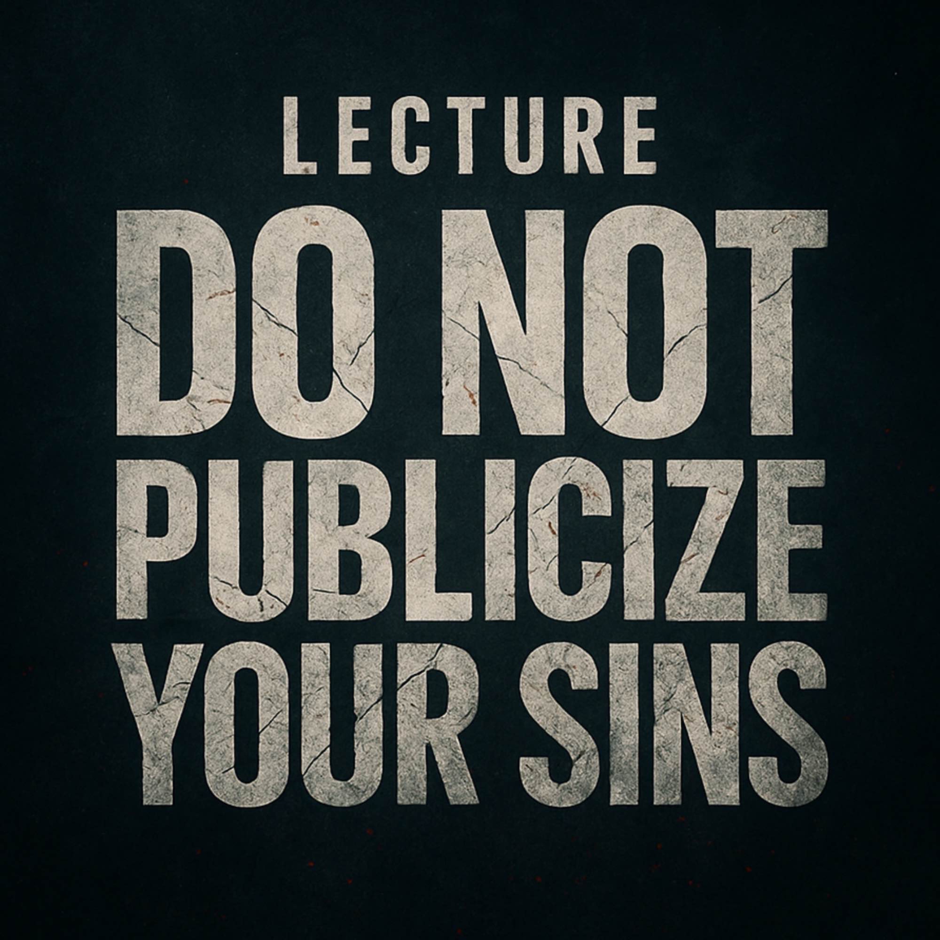 Lecture - Do Not Publicize Your Sins | Muhammad Hoblos