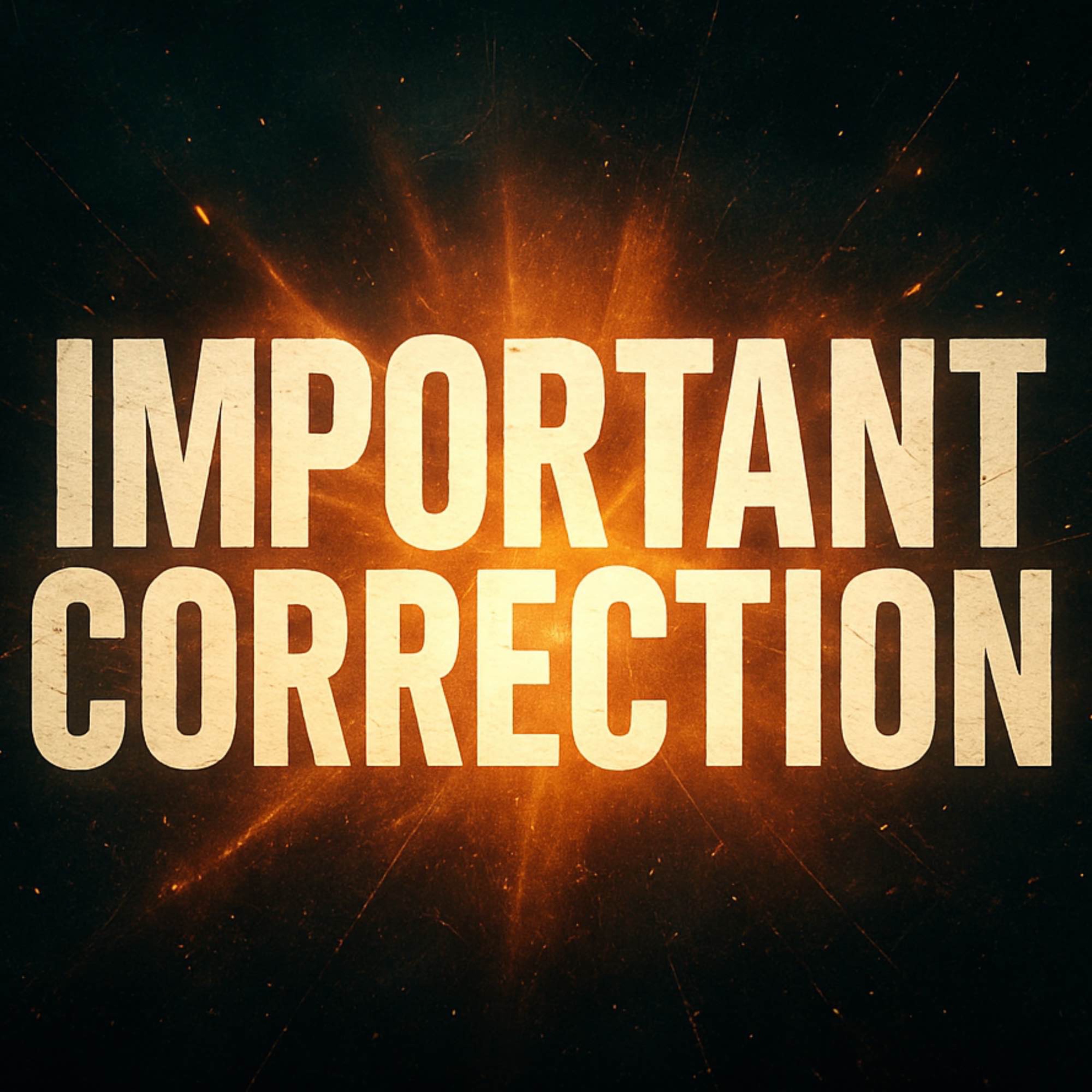 Important Correction | Mufti Menk
