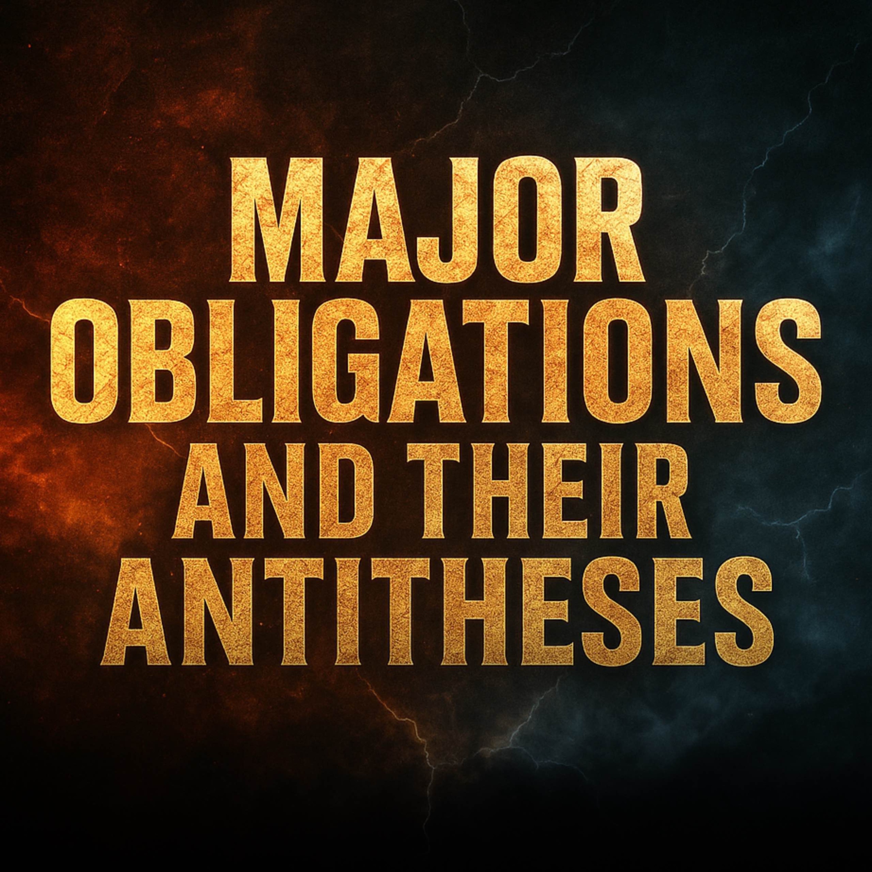 Major Obligations and Their Antitheses | Dr Zakir Naik