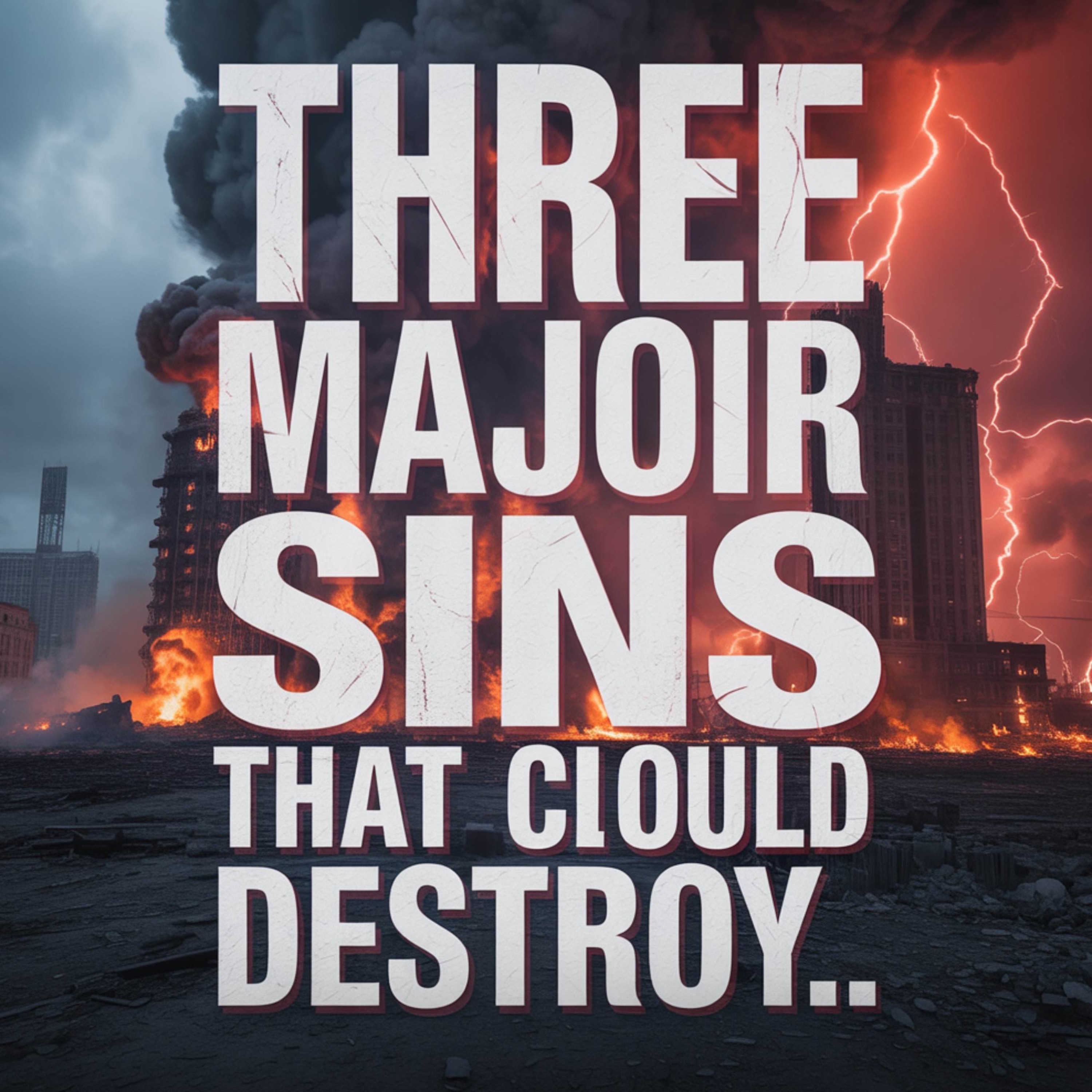Three Major Sins That Could Destroy Your Faith | Mohamad Baajour