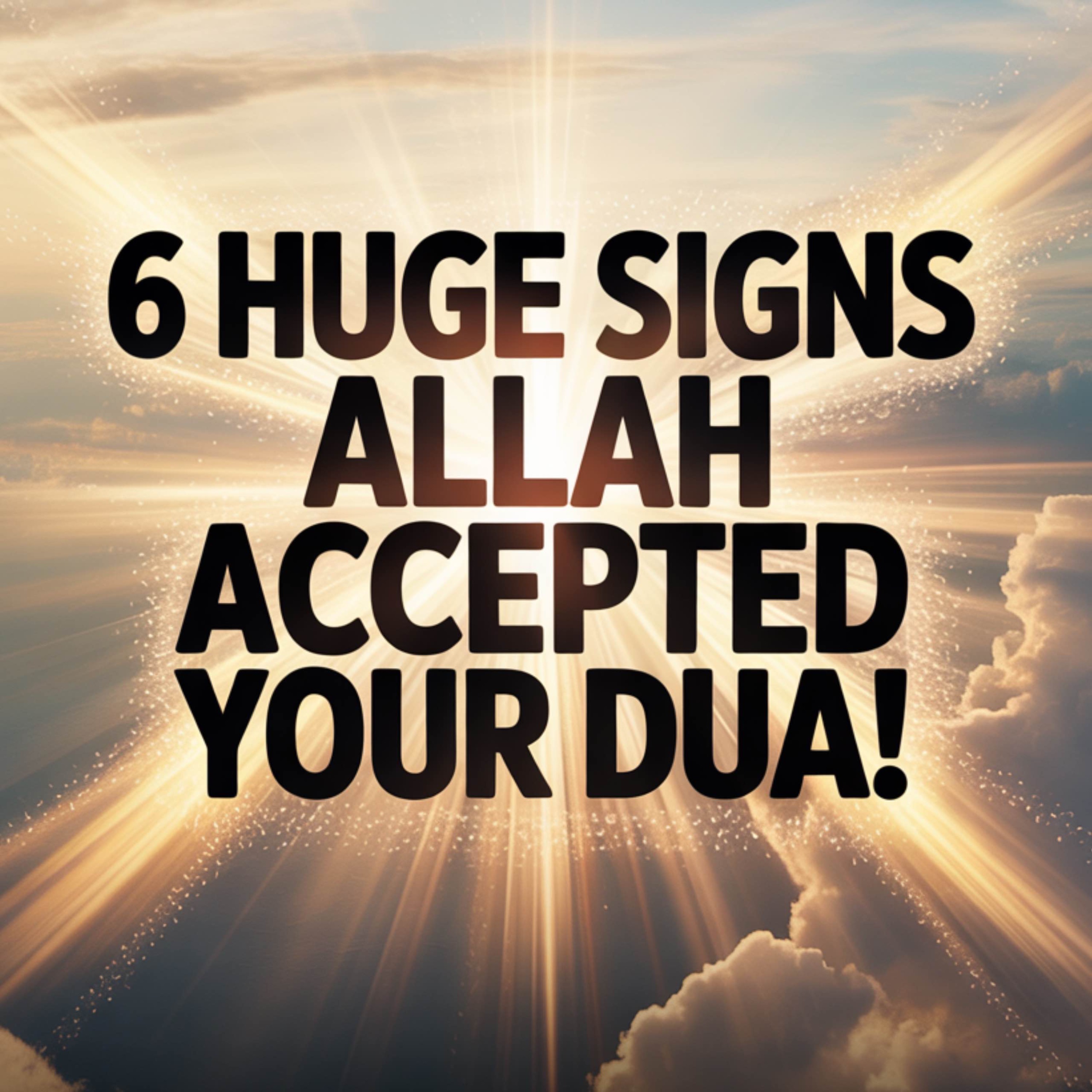 6 HUGE SIGNS ALLAH ACCEPTED YOUR DUA! | Belal Assad