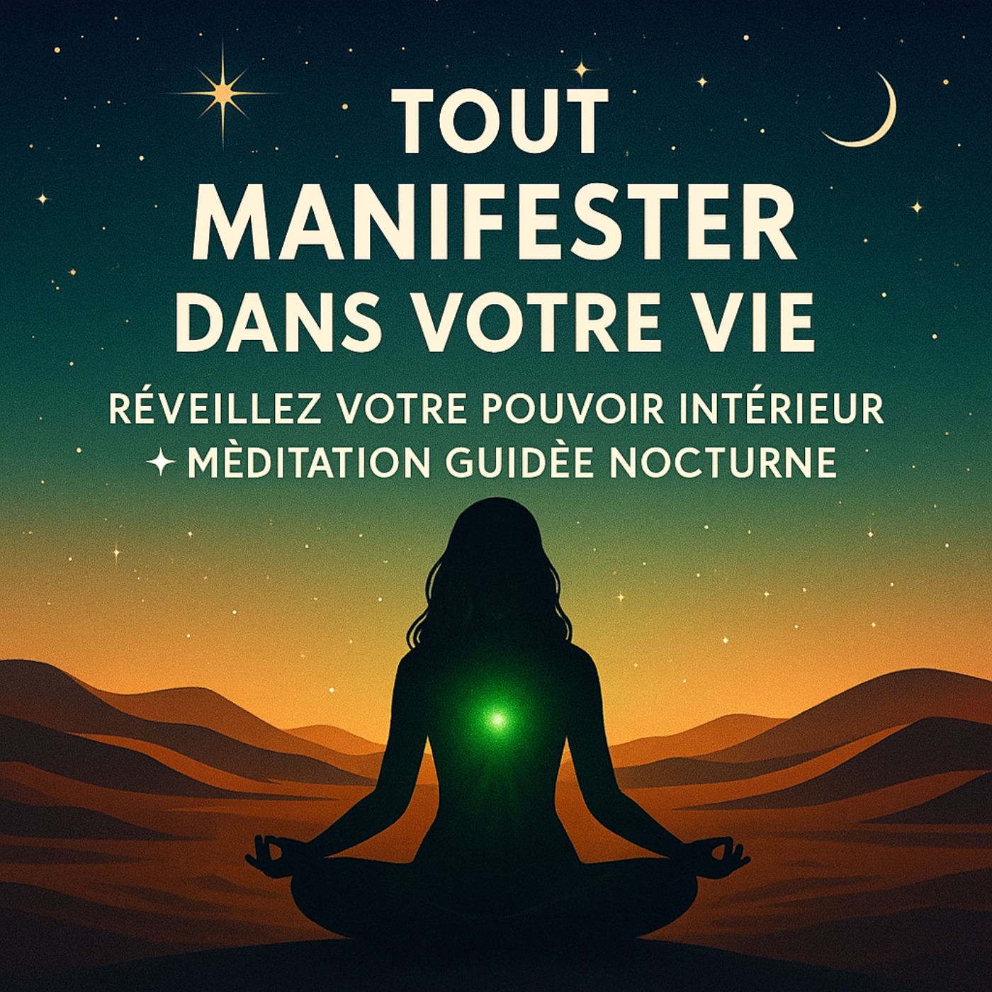 Tout Manifester dans Votre Vie – Réveillez Votre Pouvoir Intérieur : Méditation Guidée Nocturne