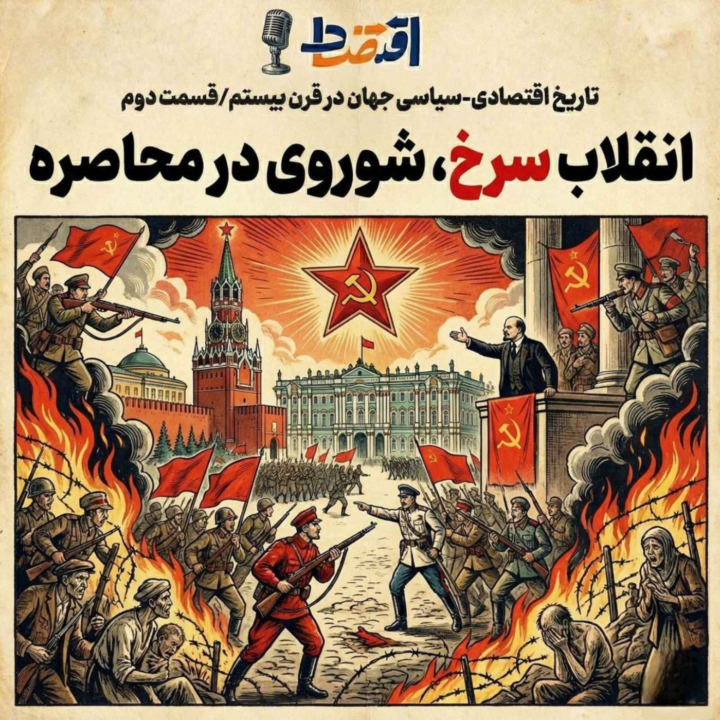 تاریخ اقتصادی-سیاسی  قرن بیستم (2): انقلاب سرخ، شوروی در محاصره