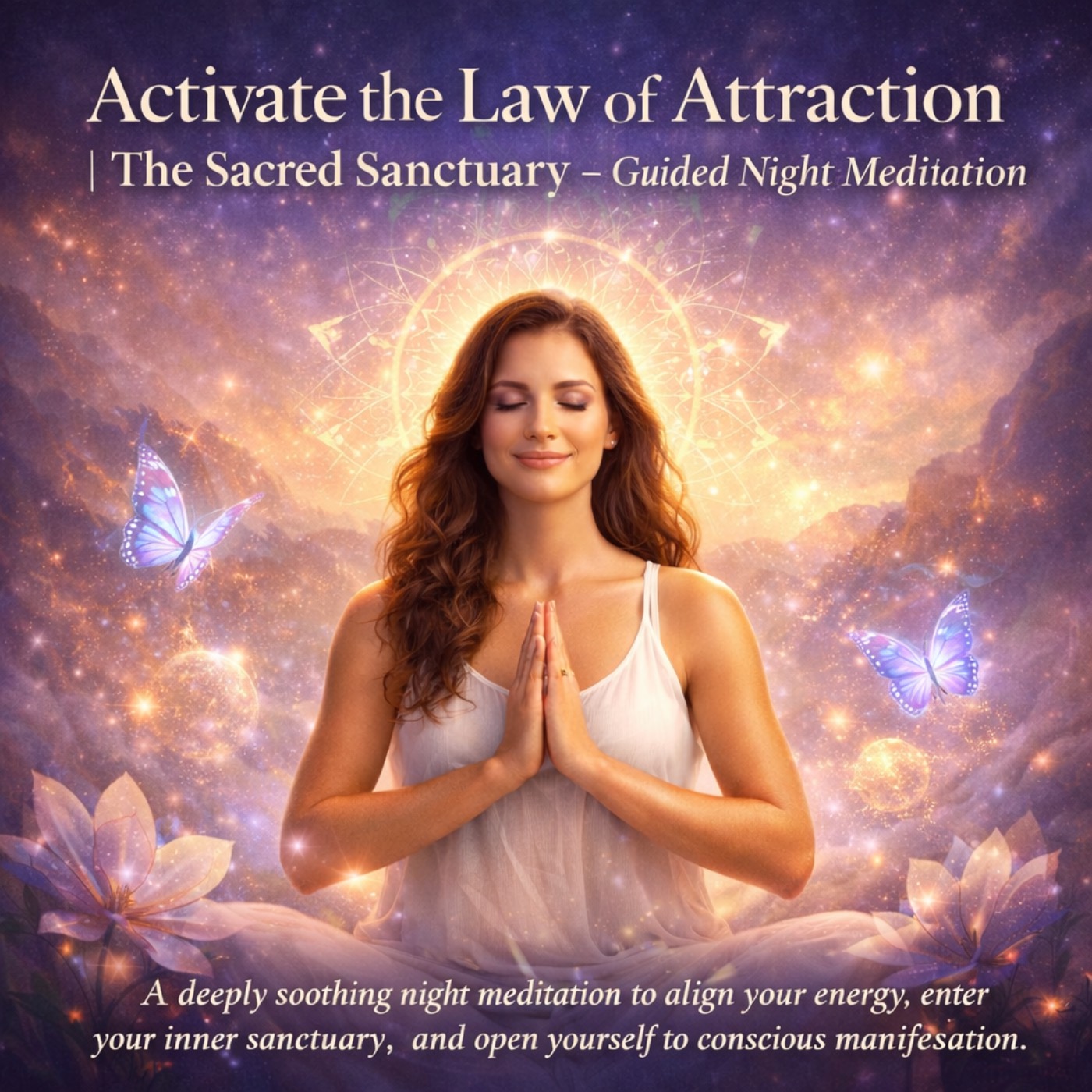 The Sacred Sanctuary | Guided Night Meditation to Activate the Law of Attraction