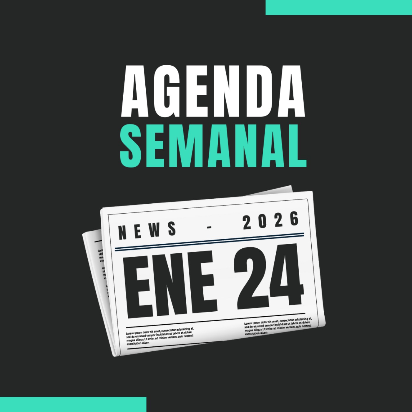 Agenda semanal de los mercados 🇪🇺🇺🇸 del 26 al 30 de Enero de 2026 📊 -- Selfbank 🏦🇪🇸