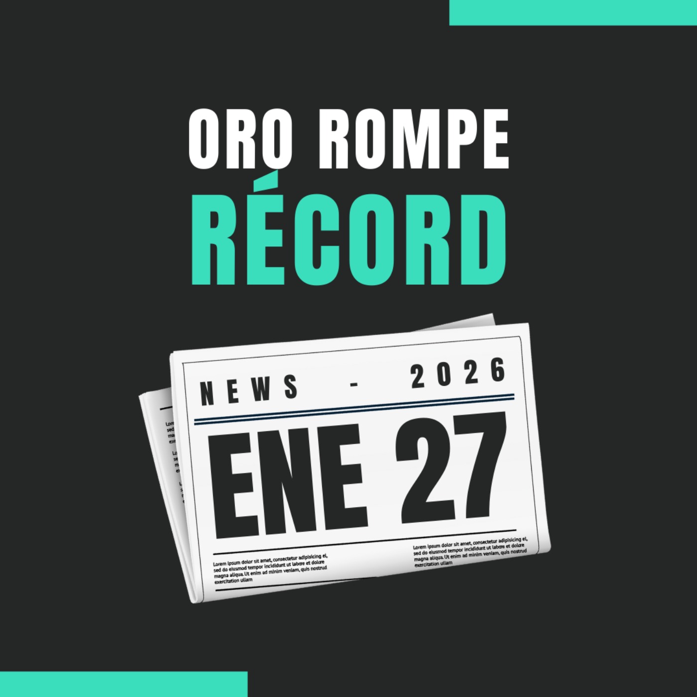 El oro supera por primera vez los 5.000 dólares la onza 🥇📈