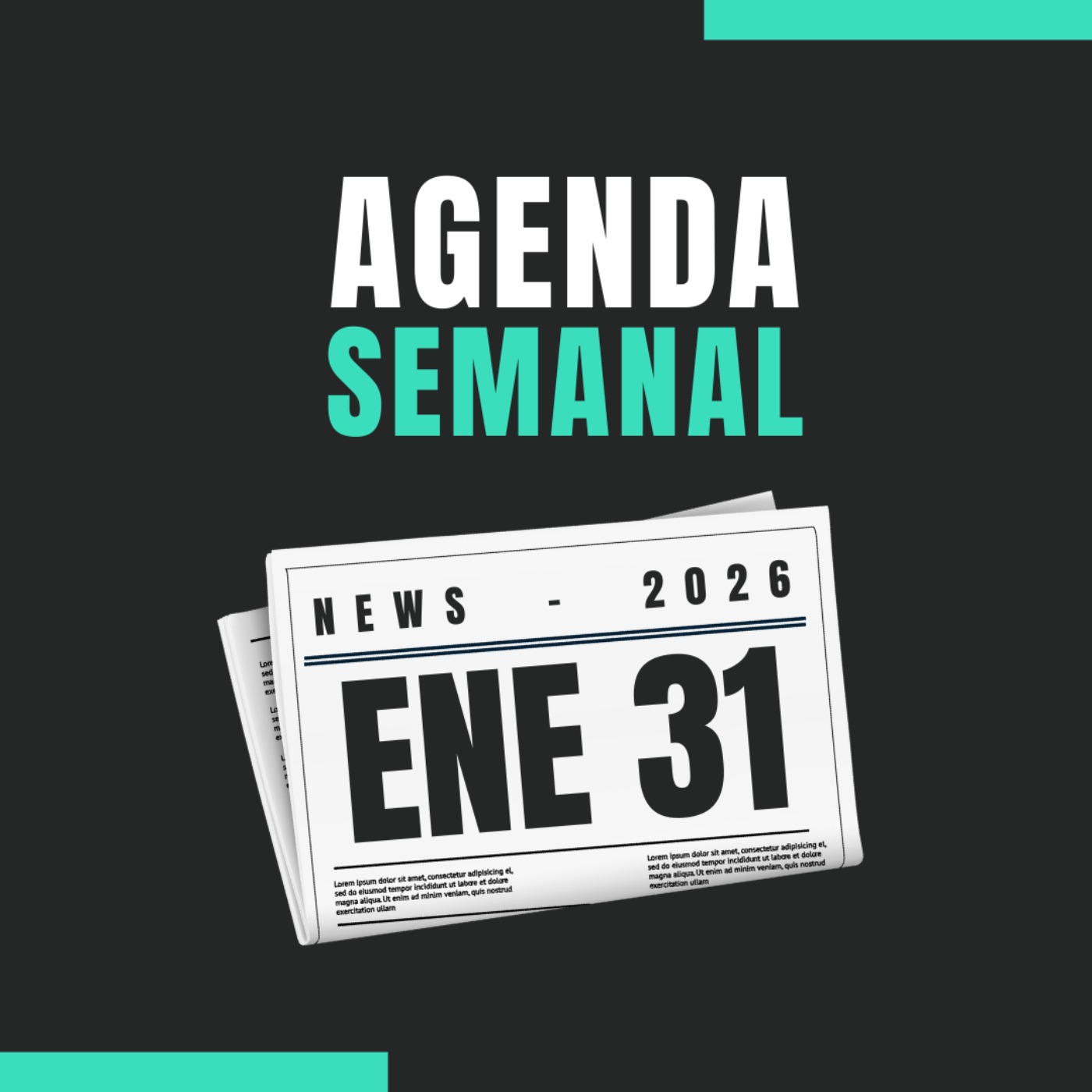Agenda semanal de los mercados 🇪🇺🇺🇸 del 2 al 6 de Febrero de 2026 📊 -- Selfbank 🏦🇪🇸