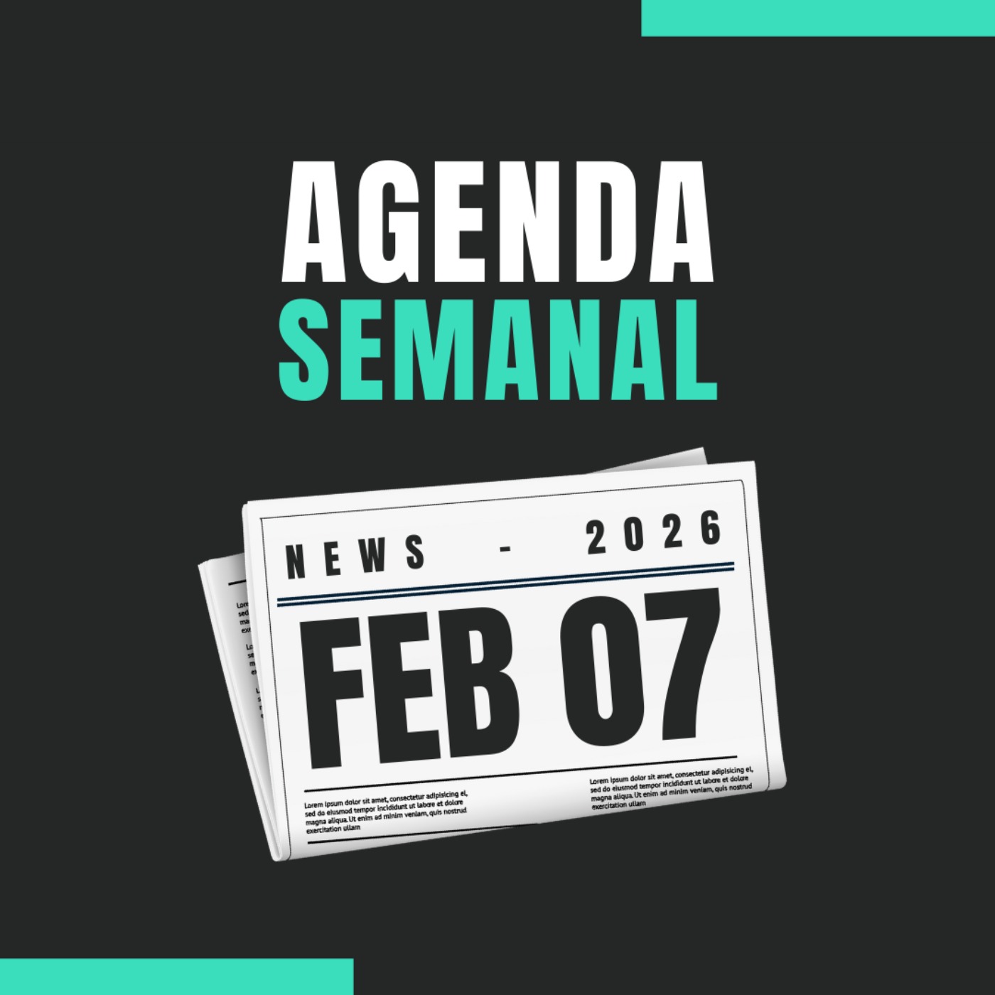 Agenda semanal de los mercados 🇪🇺🇺🇸 del 9 al 13 de Febrero de 2026 📊 -- Selfbank 🏦🇪🇸