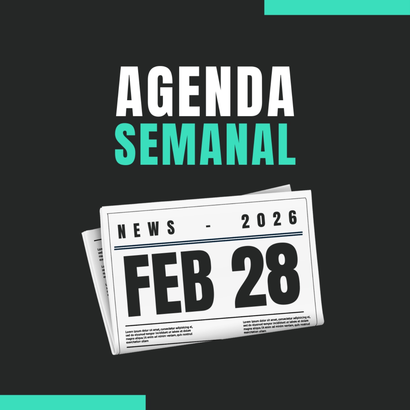 Agenda semanal de los mercados 🇪🇺🇺🇸 del 02 al 06 de Marzo de 2026 📊 -- Selfbank 🏦🇪🇸