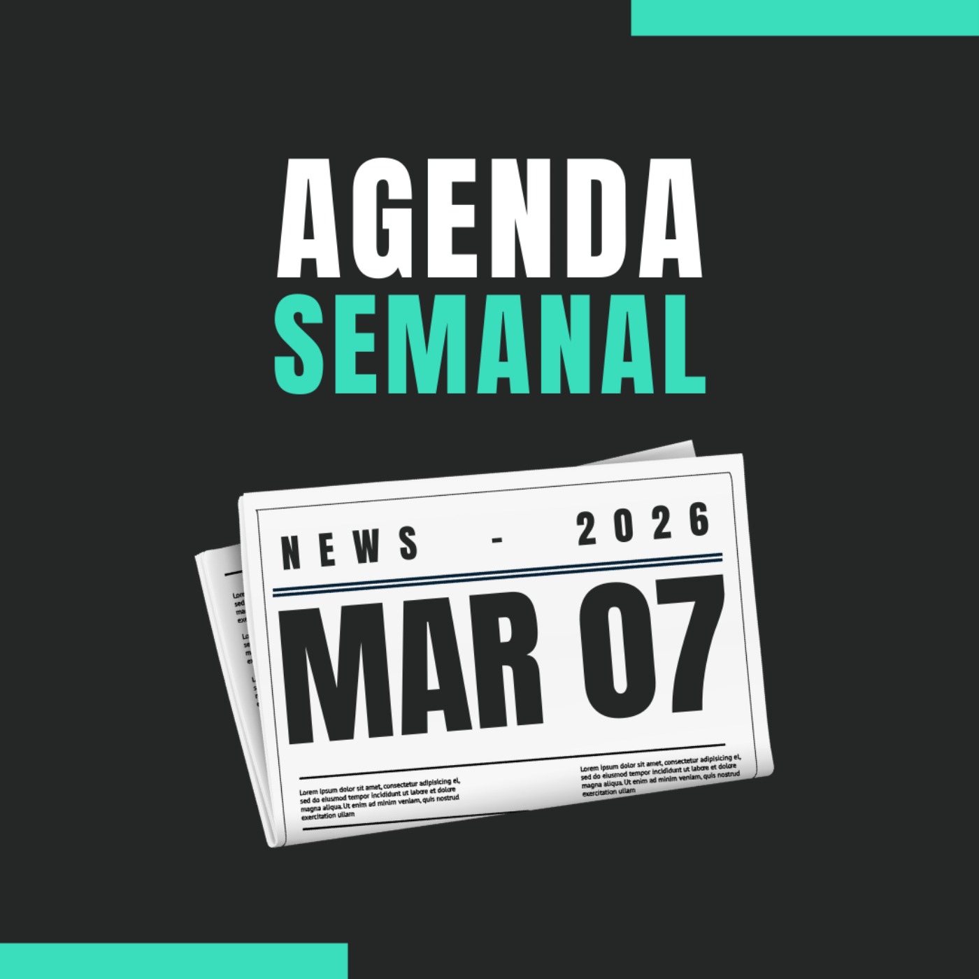 Agenda semanal de los mercados 🇪🇺🇺🇸 del 09 al 13 de Marzo de 2026 📊 -- Selfbank 🏦🇪🇸