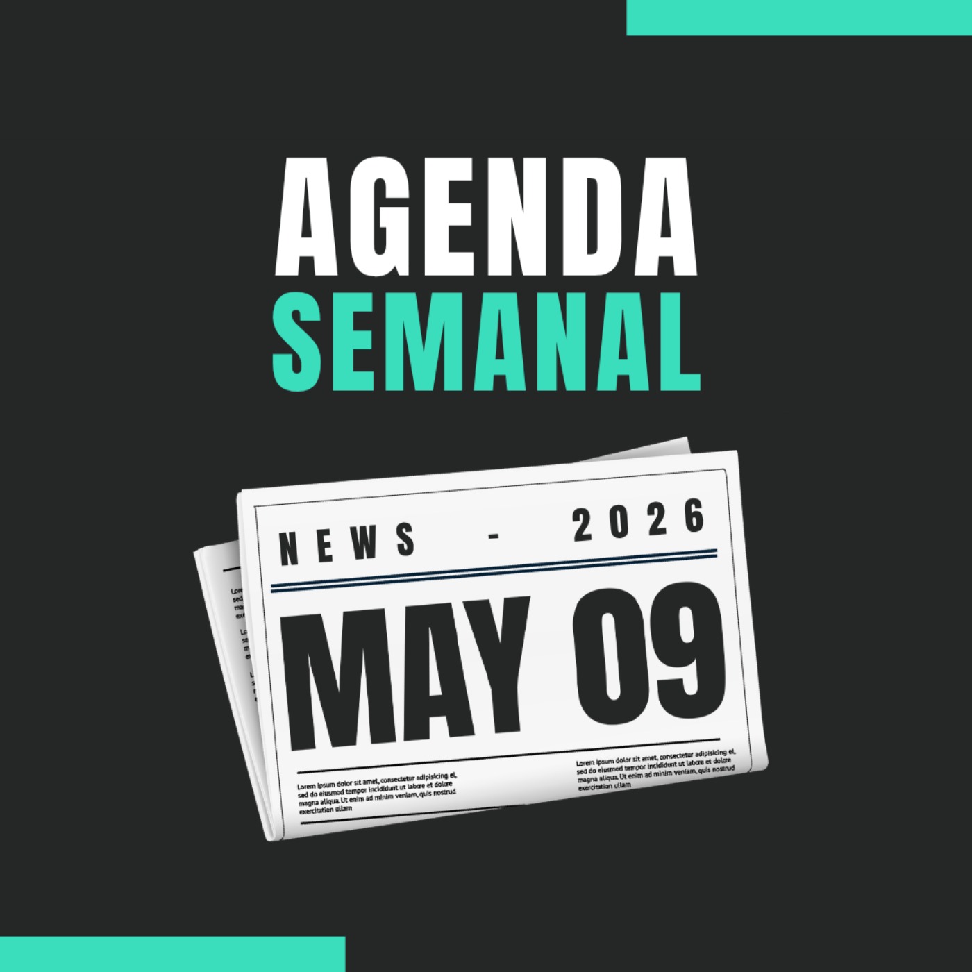 Agenda semanal de los mercados 🇪🇺🇺🇸 del 11 al 15 de Mayo de 2026 📊