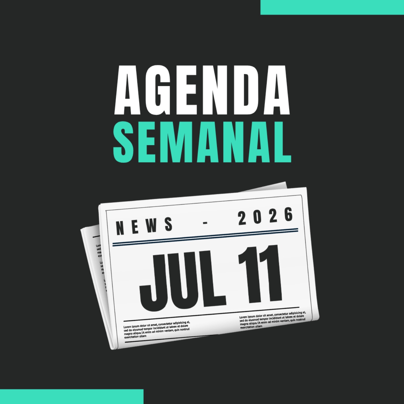Agenda semanal de los mercados 🇪🇺🇺🇸 del 13 al 17 de julio de 2026 📊