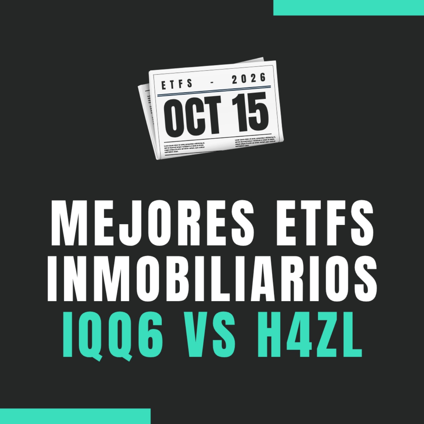💸🏢 IQQ6 vs H4ZL: Duelo de ETFs Inmobiliarios por dividendo (Cuál es mejor?) episode artwork