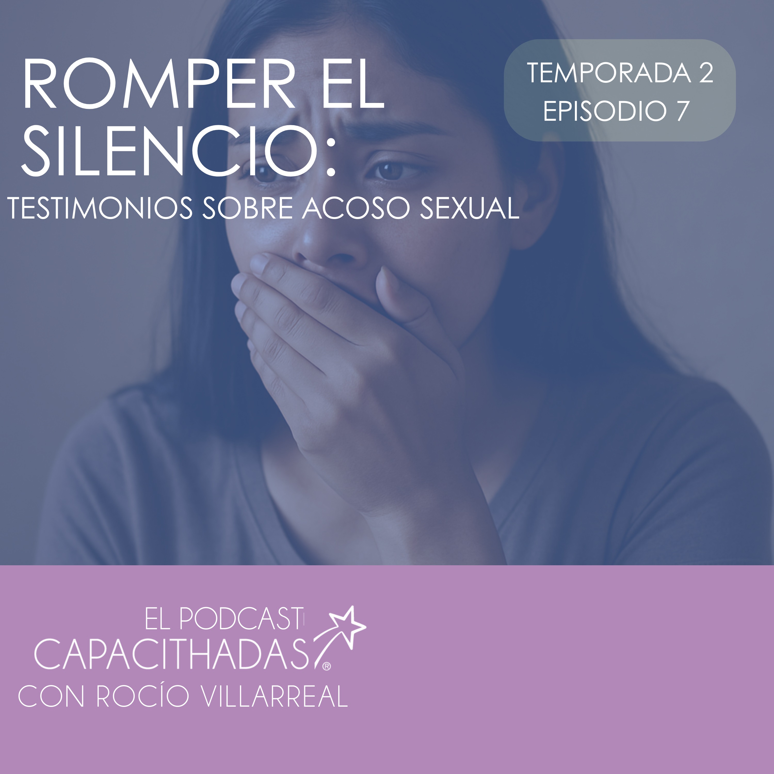Portada de Capacithadas El Podcast, con Rocío Villarreal