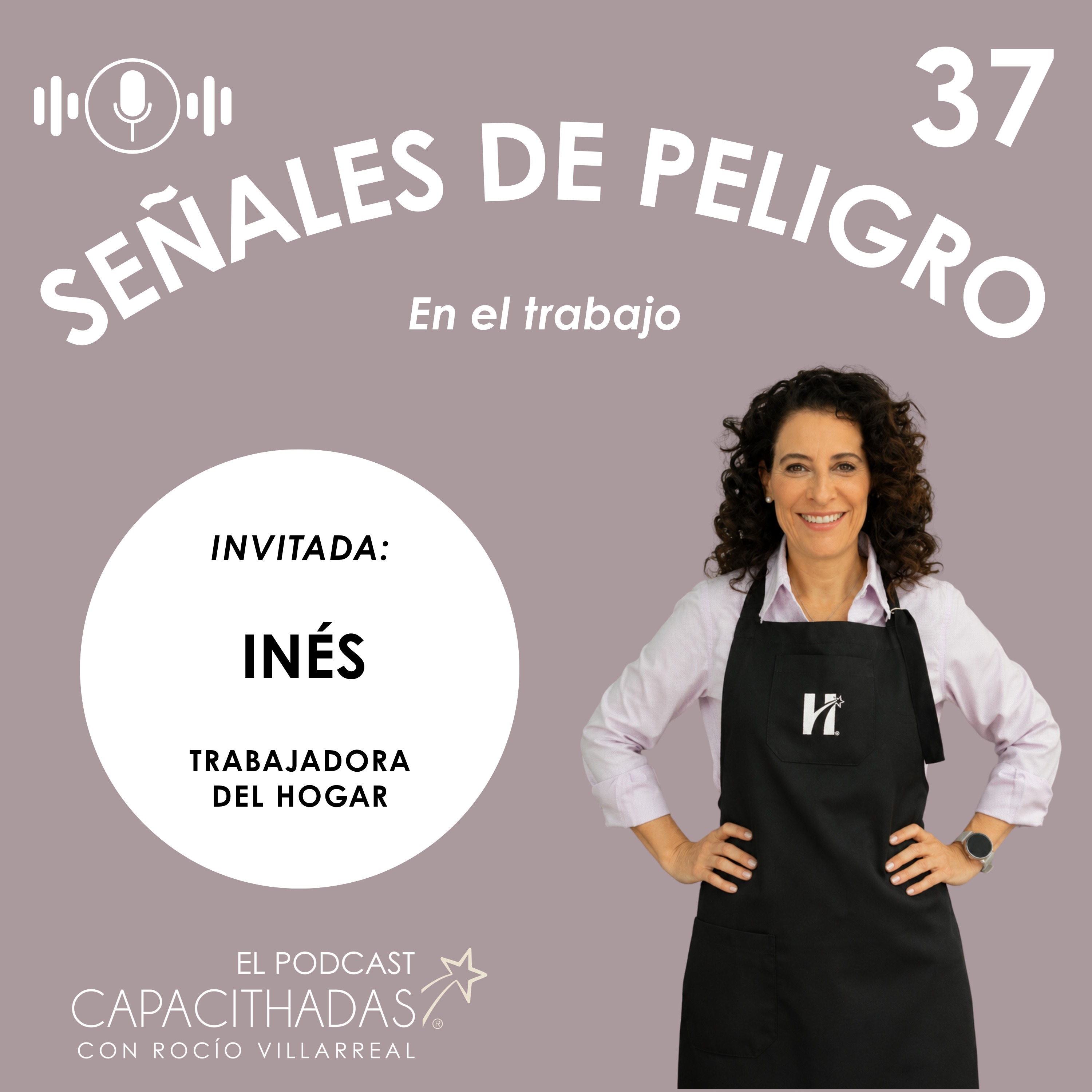 Portada de Capacithadas El Podcast, con Rocío Villarreal