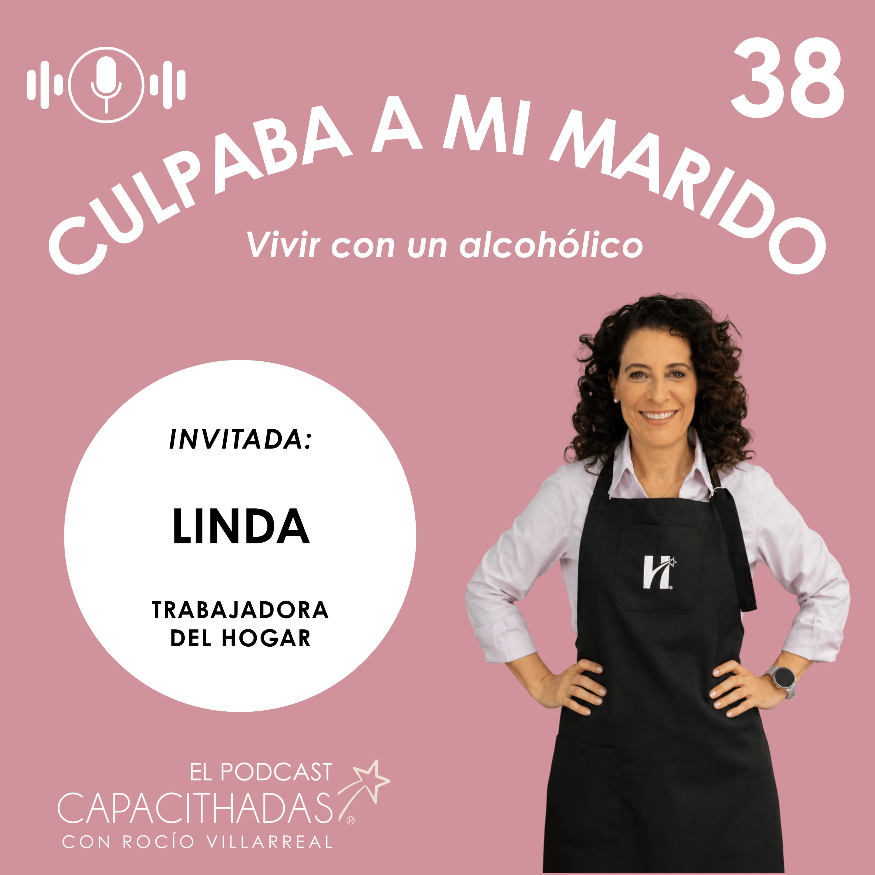 Portada de Capacithadas El Podcast, con Rocío Villarreal