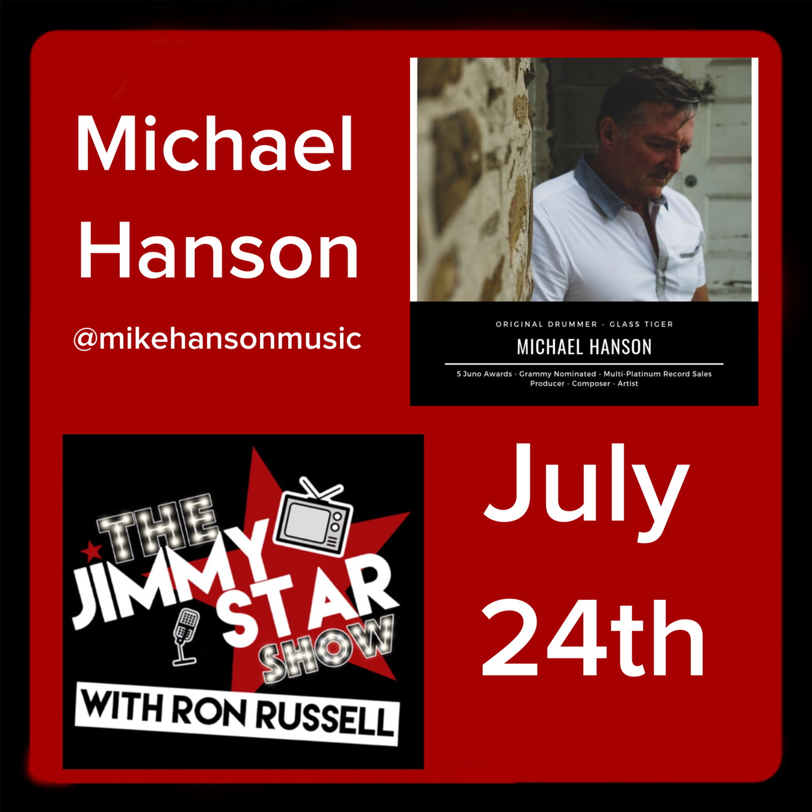 Michael Hanson @MikeHansonMusic/ Gabrielle Stone @GabrielStone