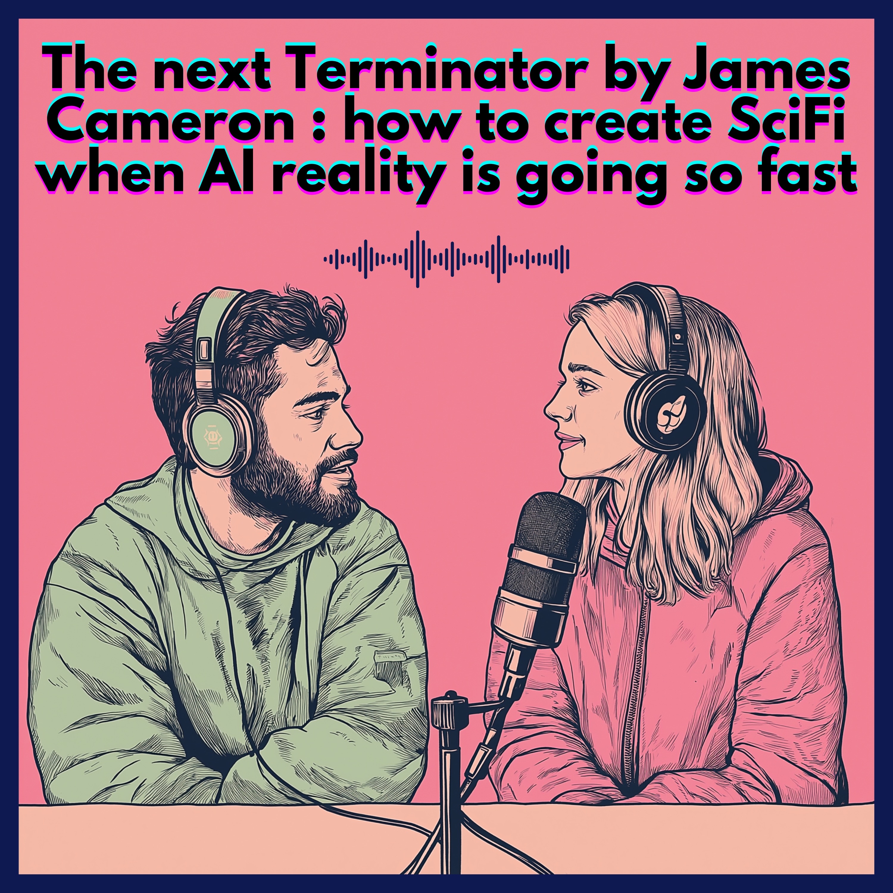 The next Terminator movie by James Cameron. Not easy when AI is moving faster than reality