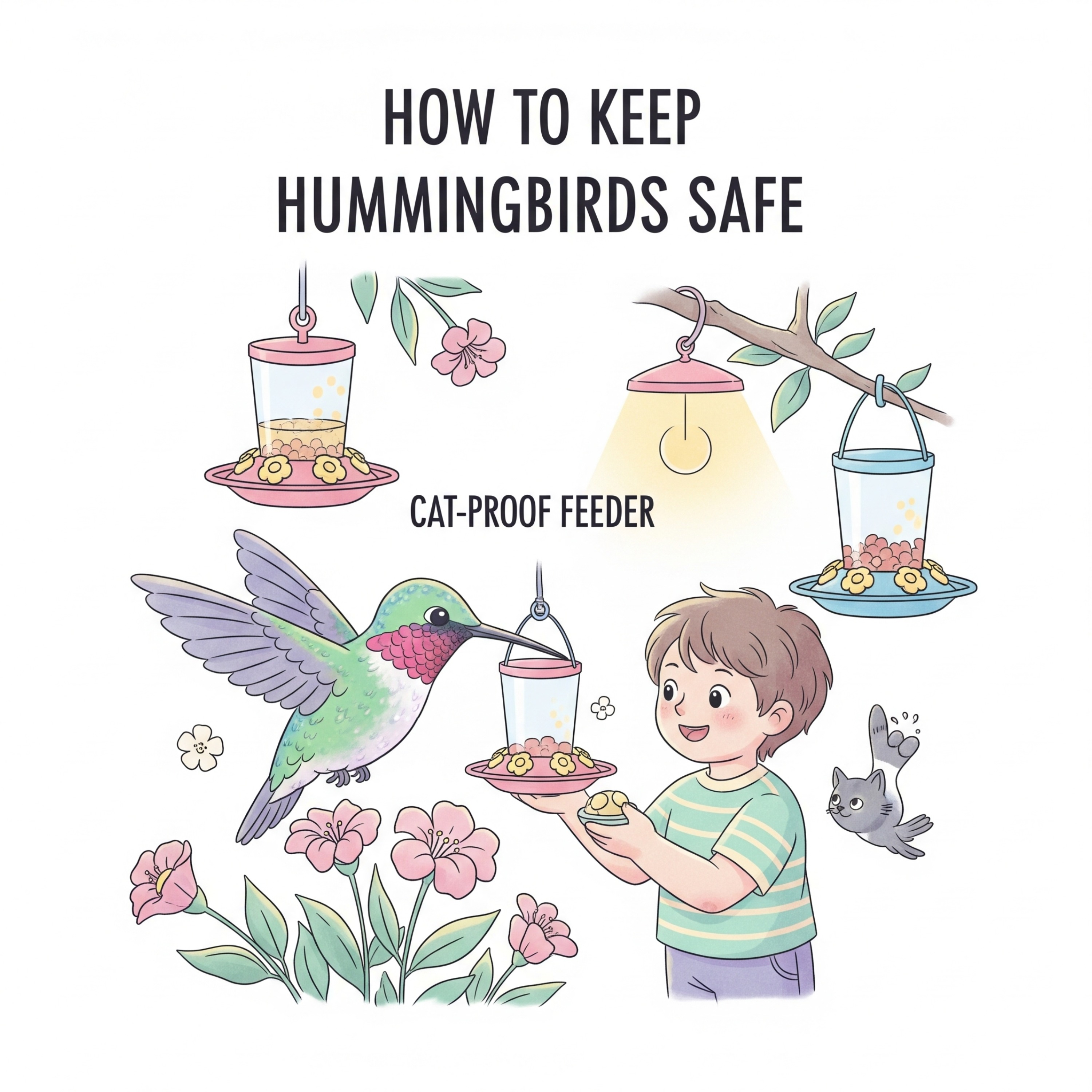 Learn From News - How to Keep Hummingbirds Safe -Beginner episode artwork