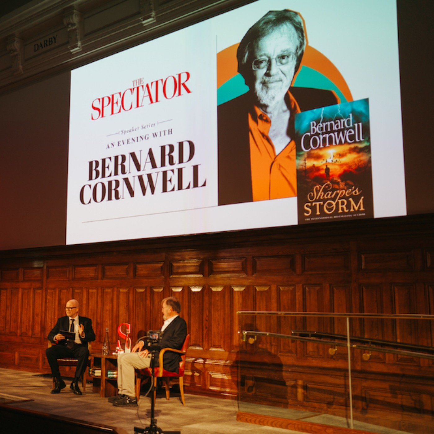 Speaker series: Bernard Cornwell – Sharpe's Storm Speaker series: Bernard Cornwell – Sharpe's Storm