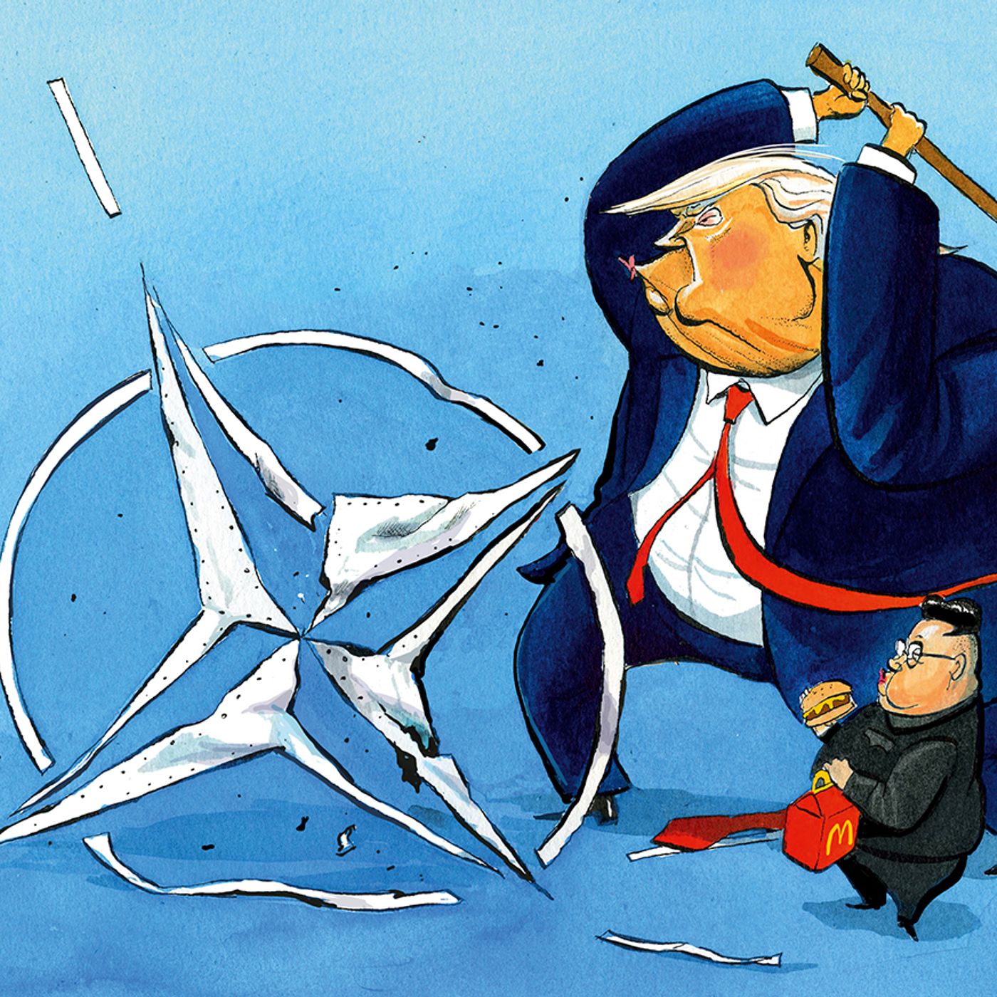 Next up, Nato: is Trump turning on Europe?