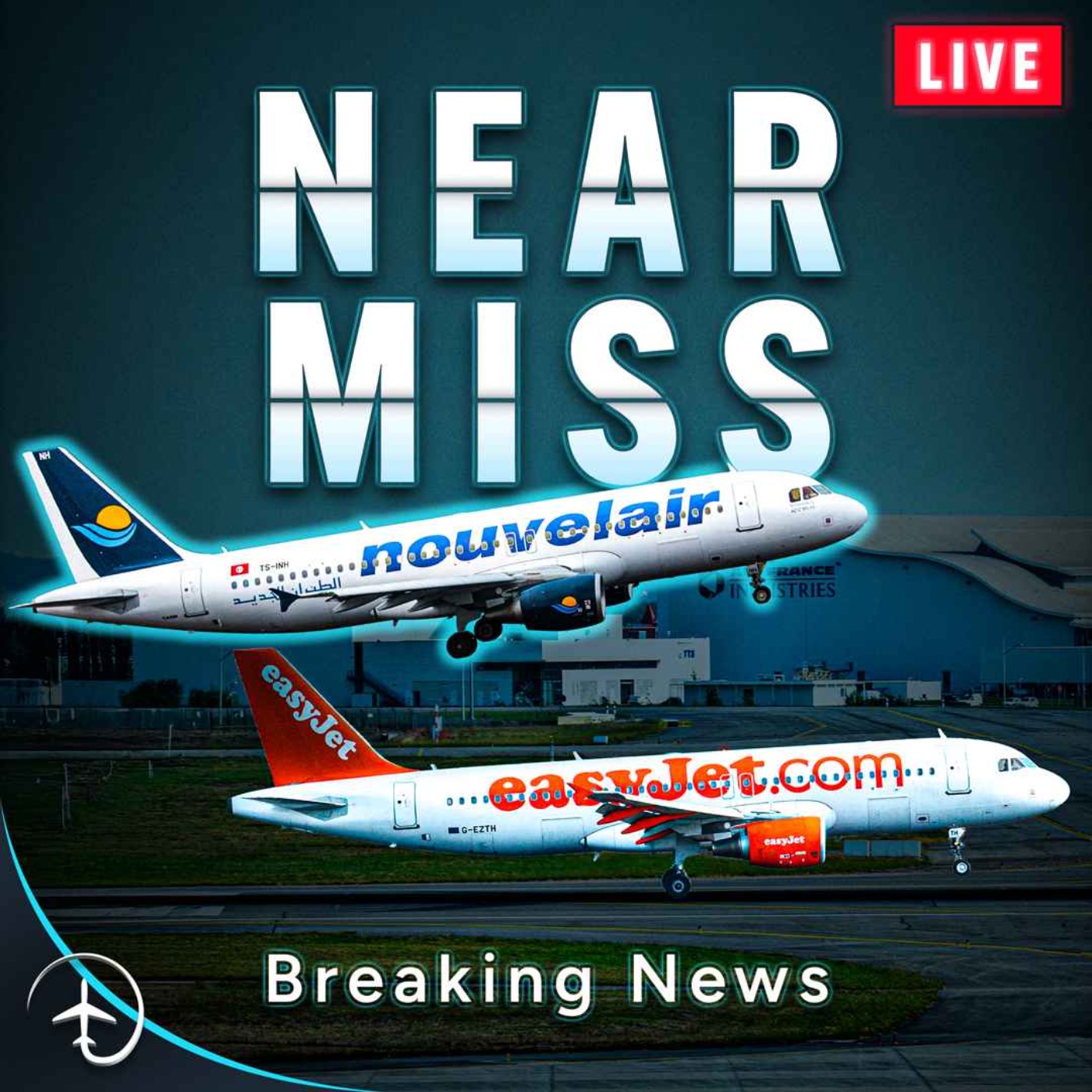 Near Aircraft Collision in Nice! LIVE Reactions (Audio-Only Version)