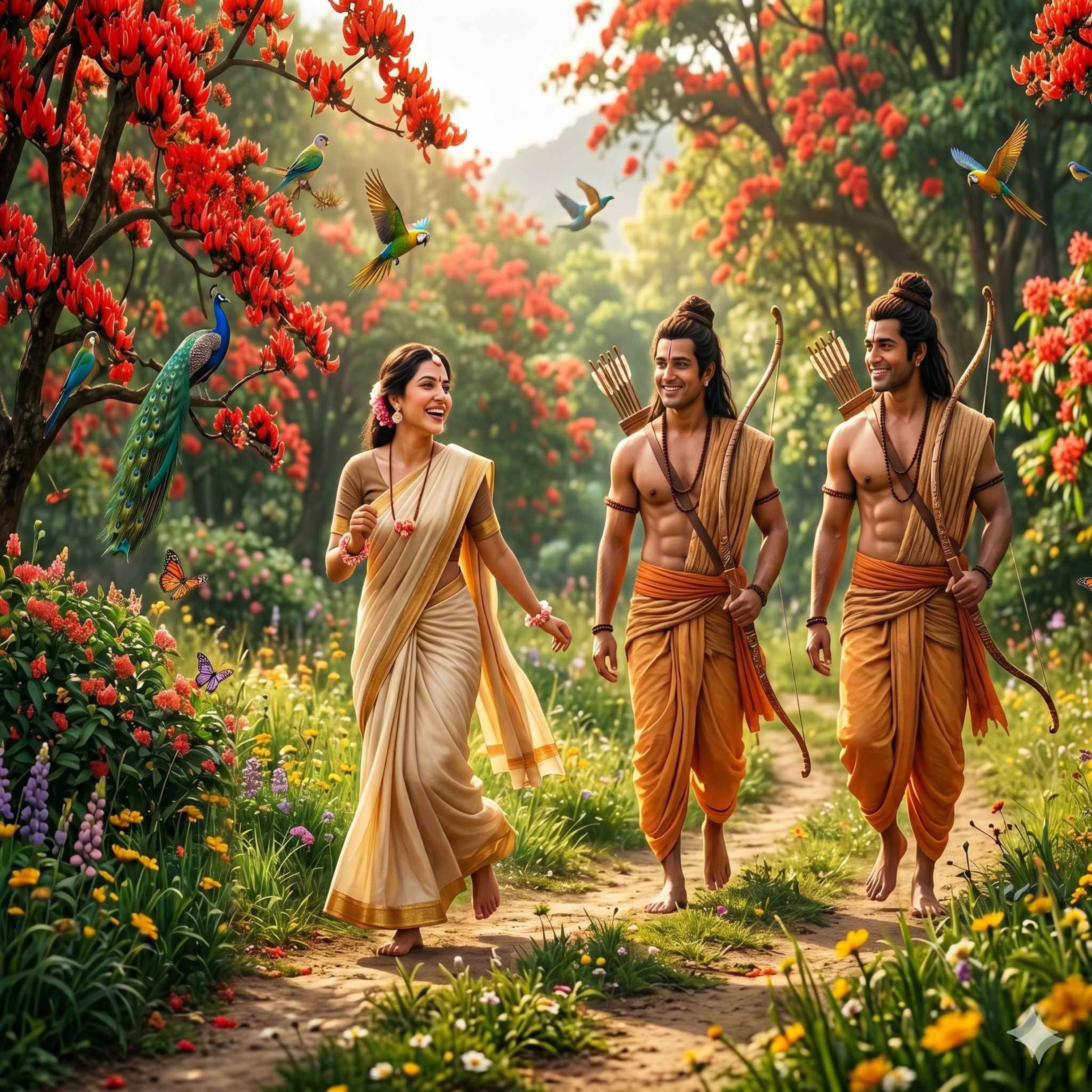 Ramayana Episode 16: Ram, Sita, and Lakshman settles in Chitrakut