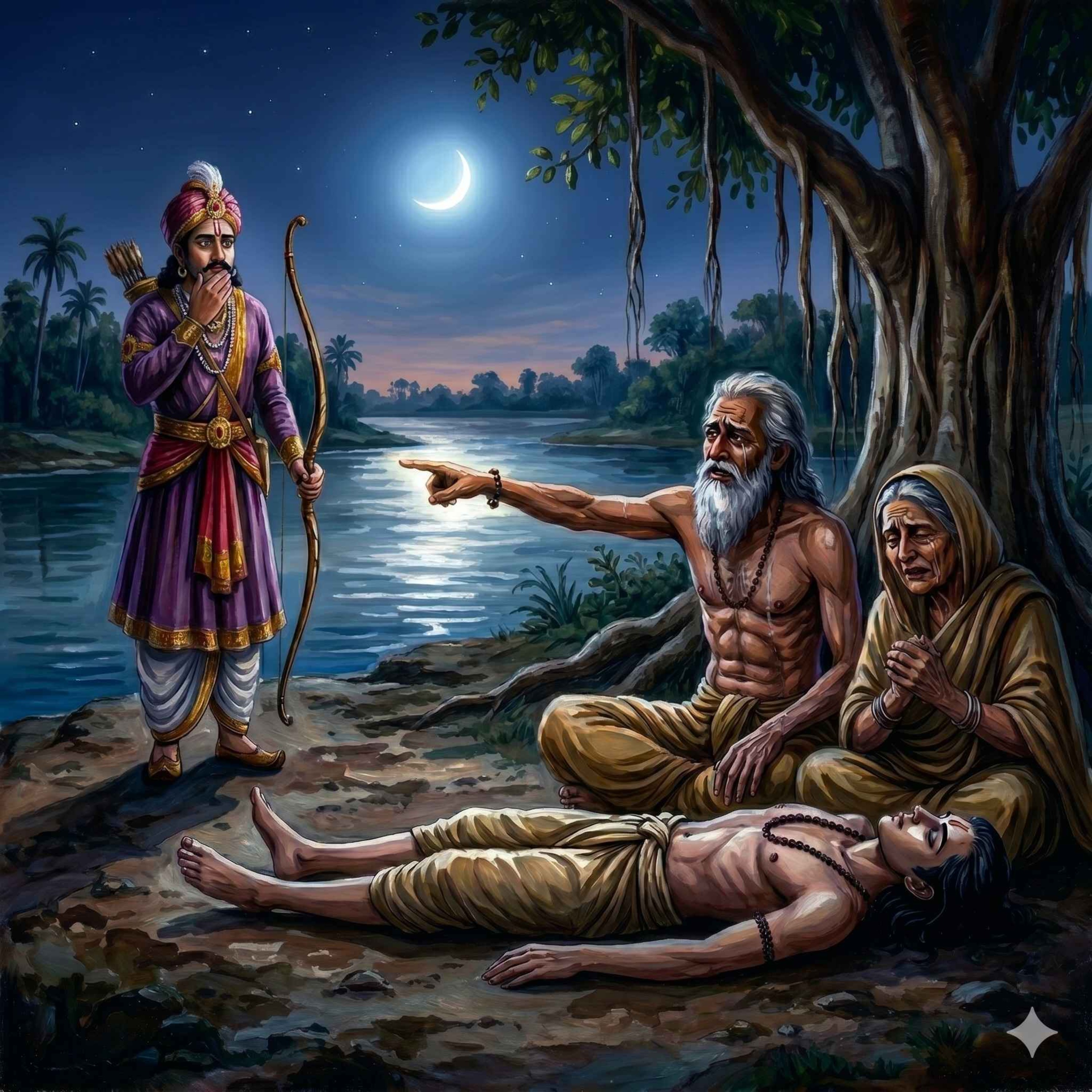 Ramayana Episode 17: King Dasarath and the curse of the blind hermit episode artwork