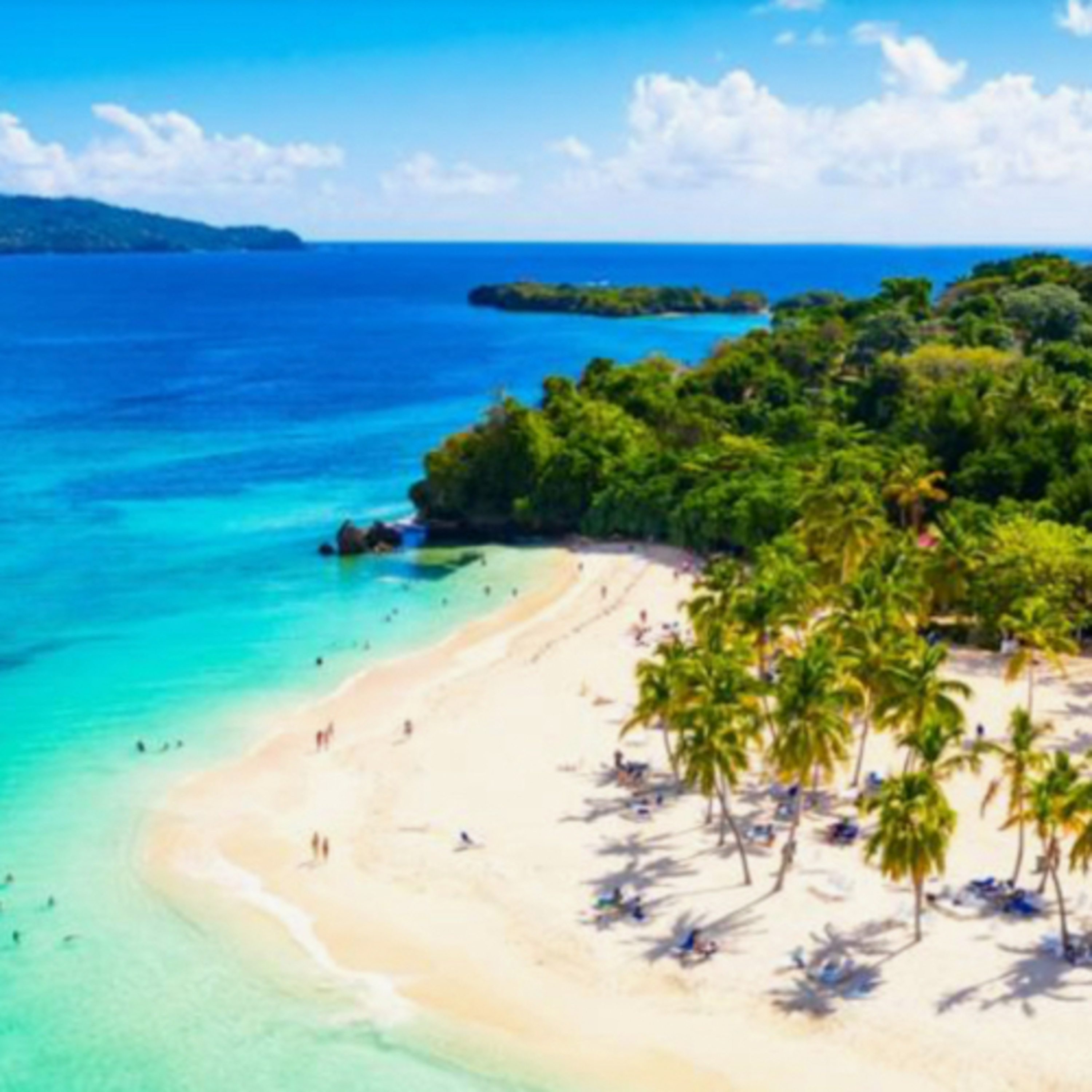 The Dominican Republic is located in the Caribbean region, occupying the eastern two-thirds