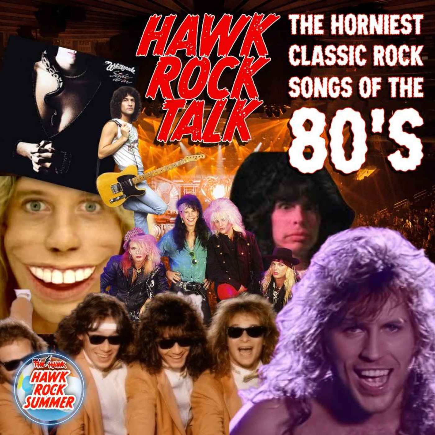 Hawk Rock Talk - The Horniest Classic Rock Songs of the 80’s! episode artwork