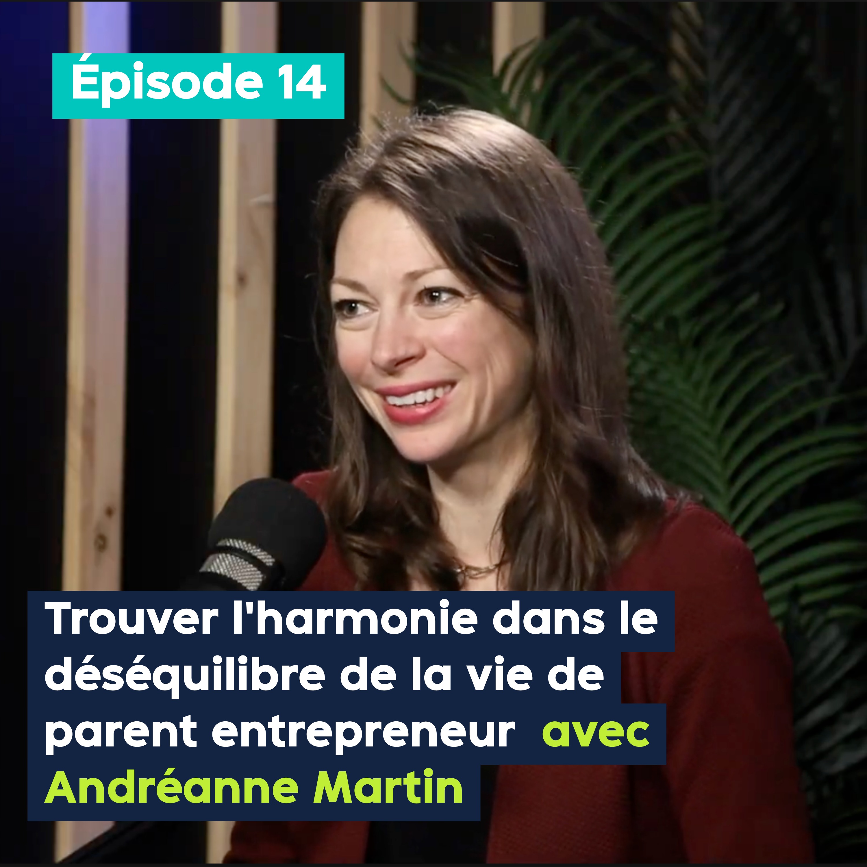 Trouver l’harmonie dans le déséquilibre de la vie de parent entrepreneur, avec Andréanne Martin – PE&VV #14 episode artwork