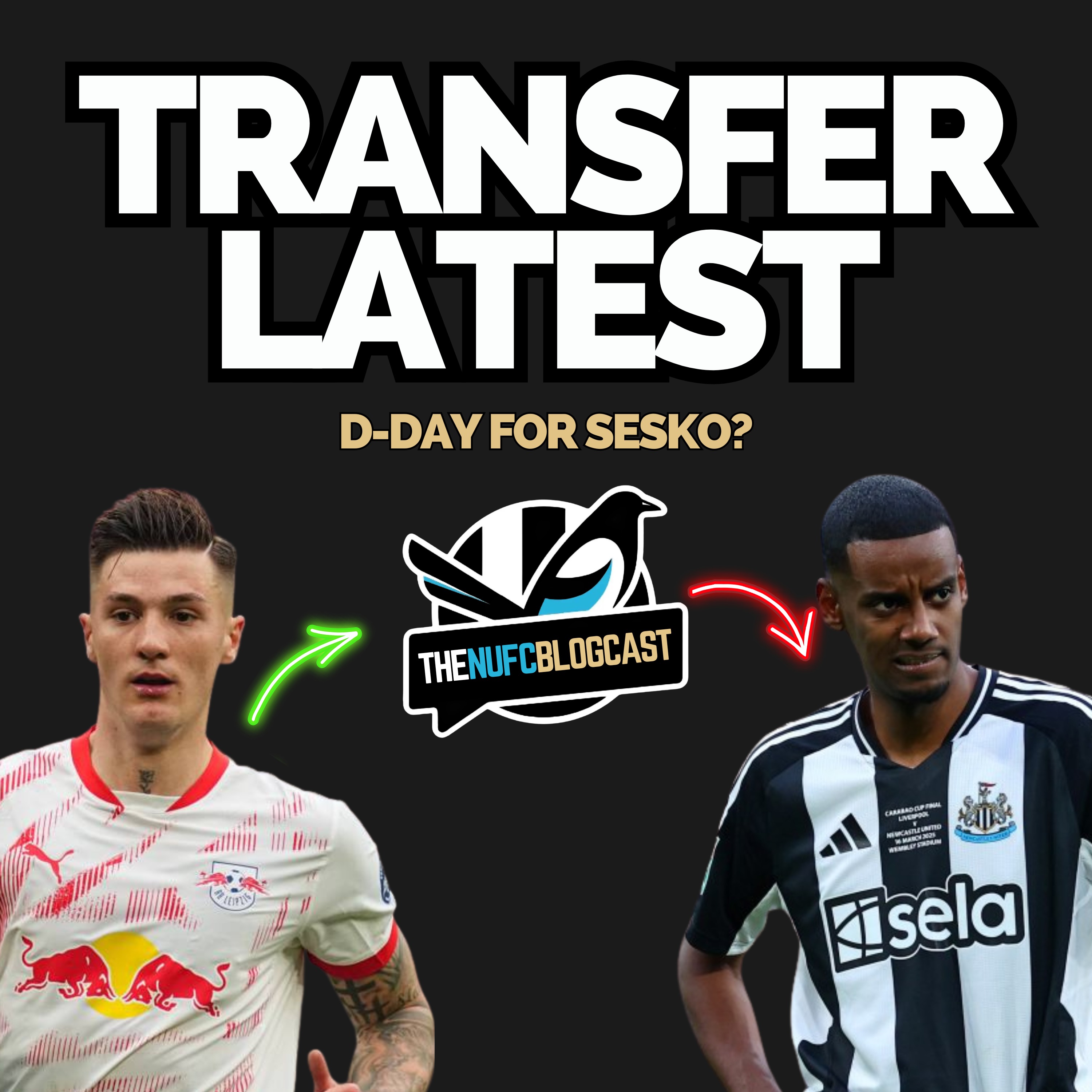 Sesko D-day, Howe's power play, centre-back latest and more exits episode artwork