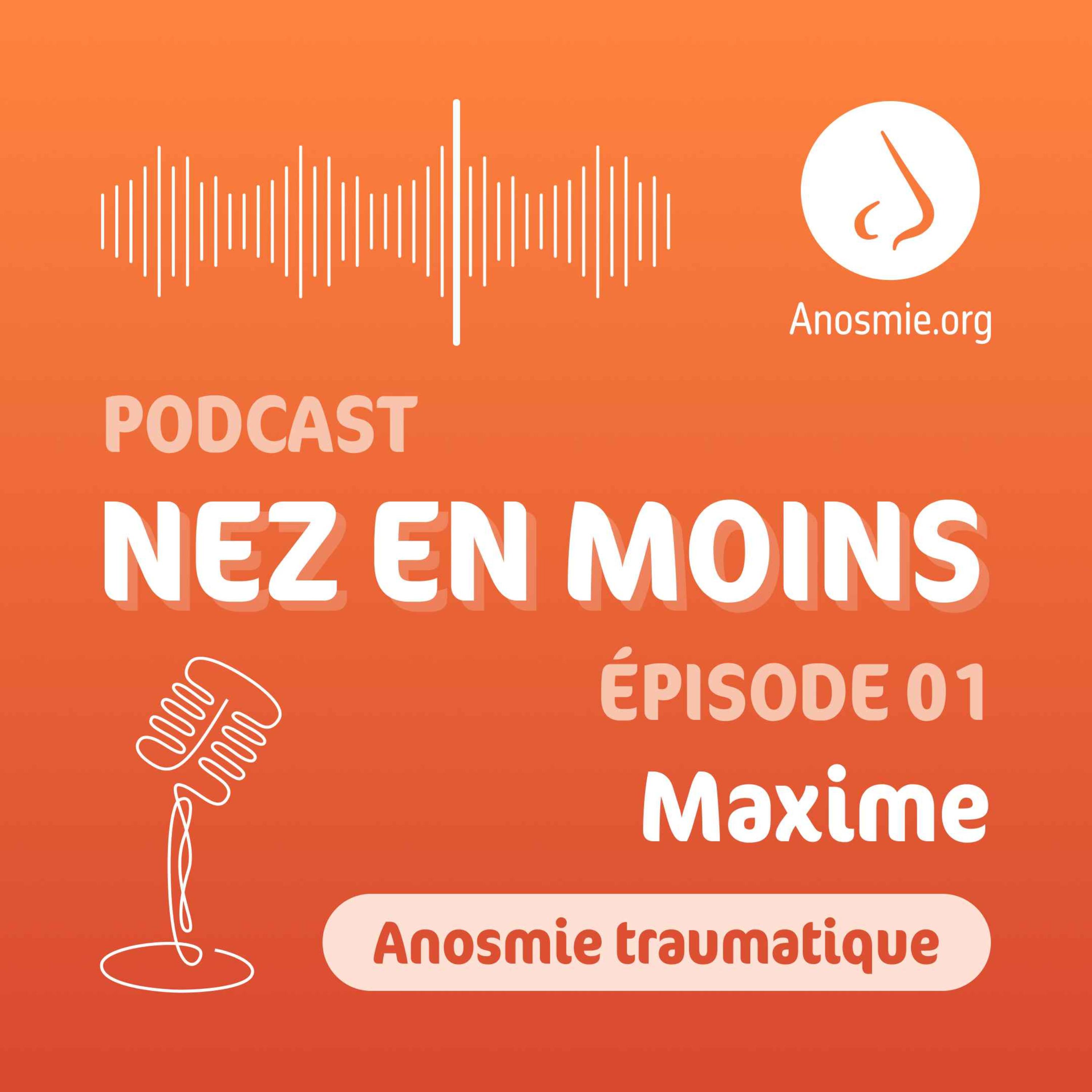 Nez en moins – saison 2 épisode n°1 – Maxime – anosmique traumatique