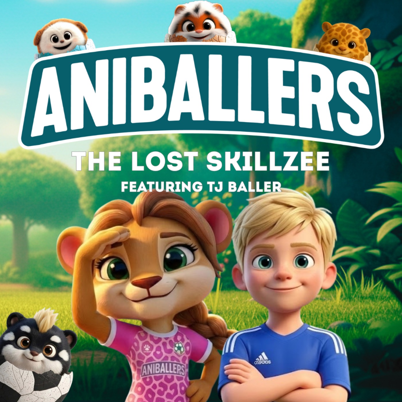 The lost Skillzee with TJ BALLER  🦁⚽️🏆 Aniballers Football Stories for Kids episode artwork