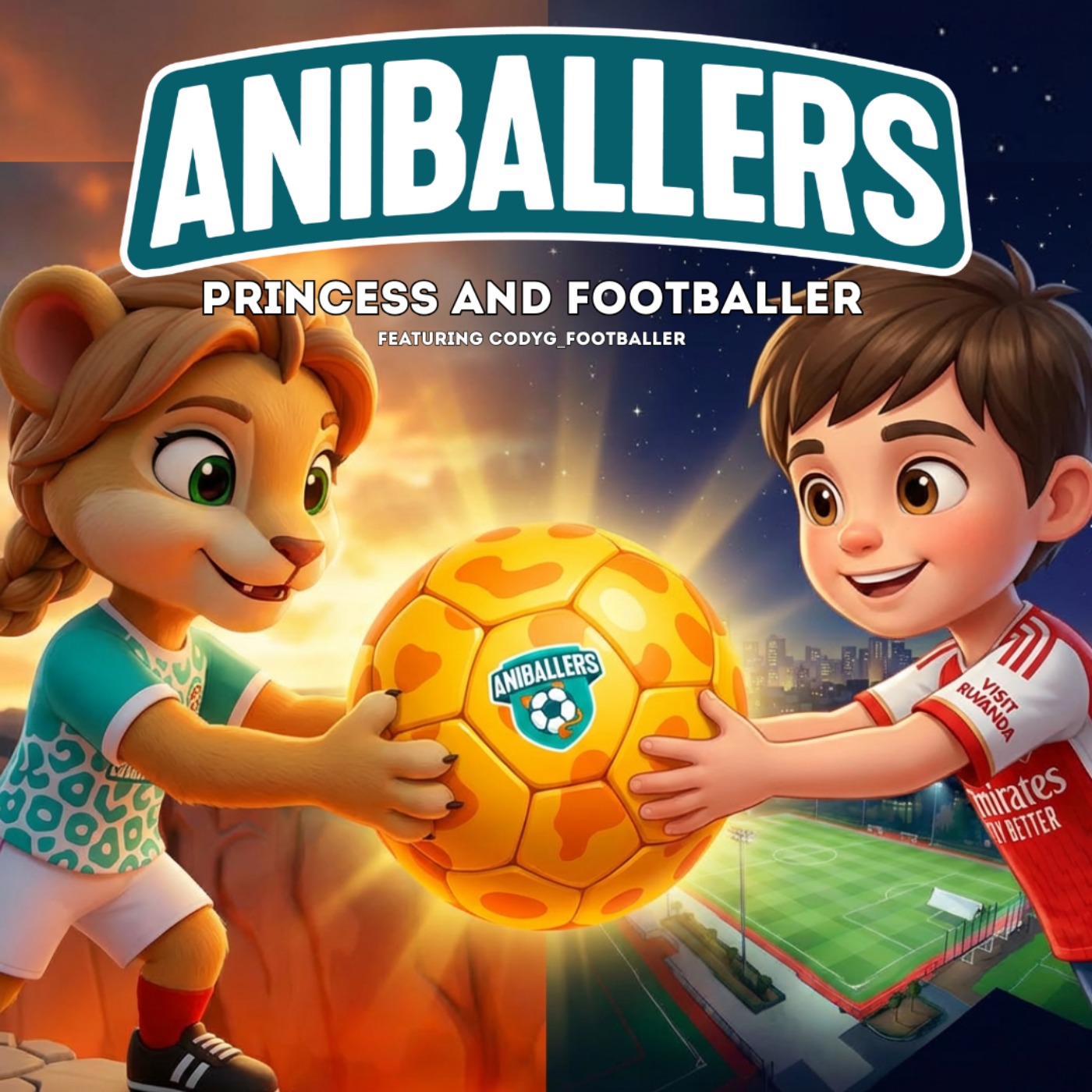 Princess AND Footballer - Bedtime Football Stories by Aniballers episode artwork
