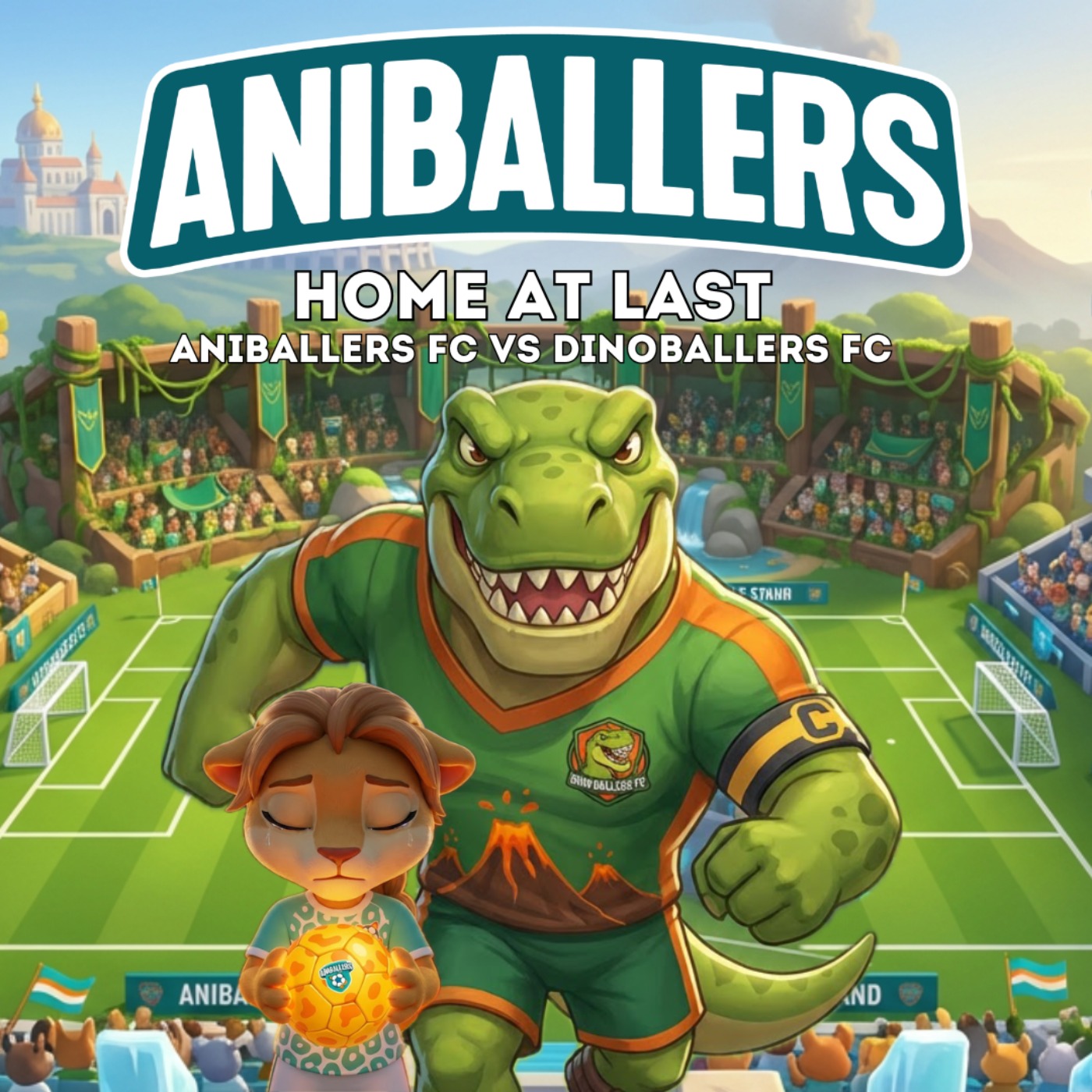 Home at Last - Aniballers Vs DinoBallers - Bedtime Football Stories by Aniballers episode artwork